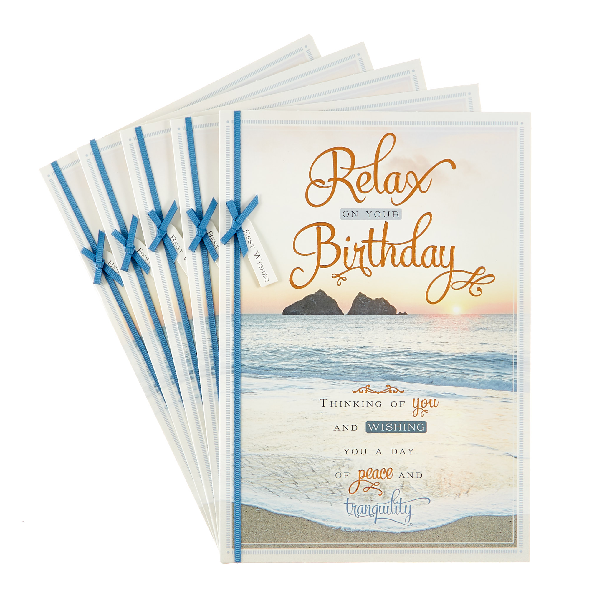 Birthday Cards - Peace & Tranquility (Pack of 6)
