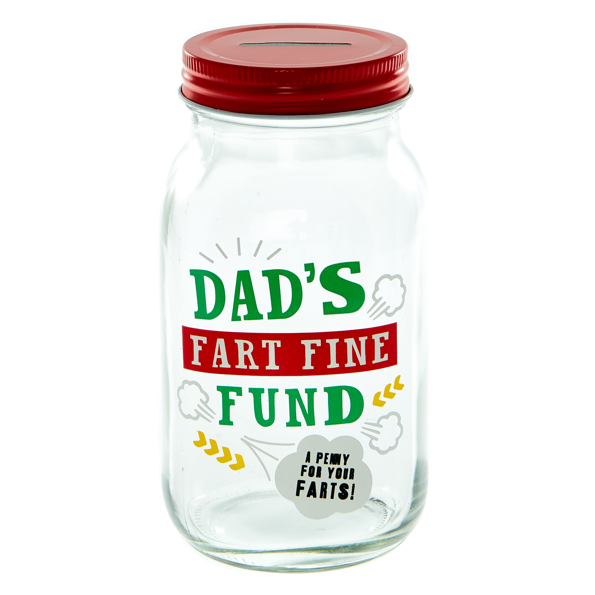 Dad's Fart Fine Fund Jar