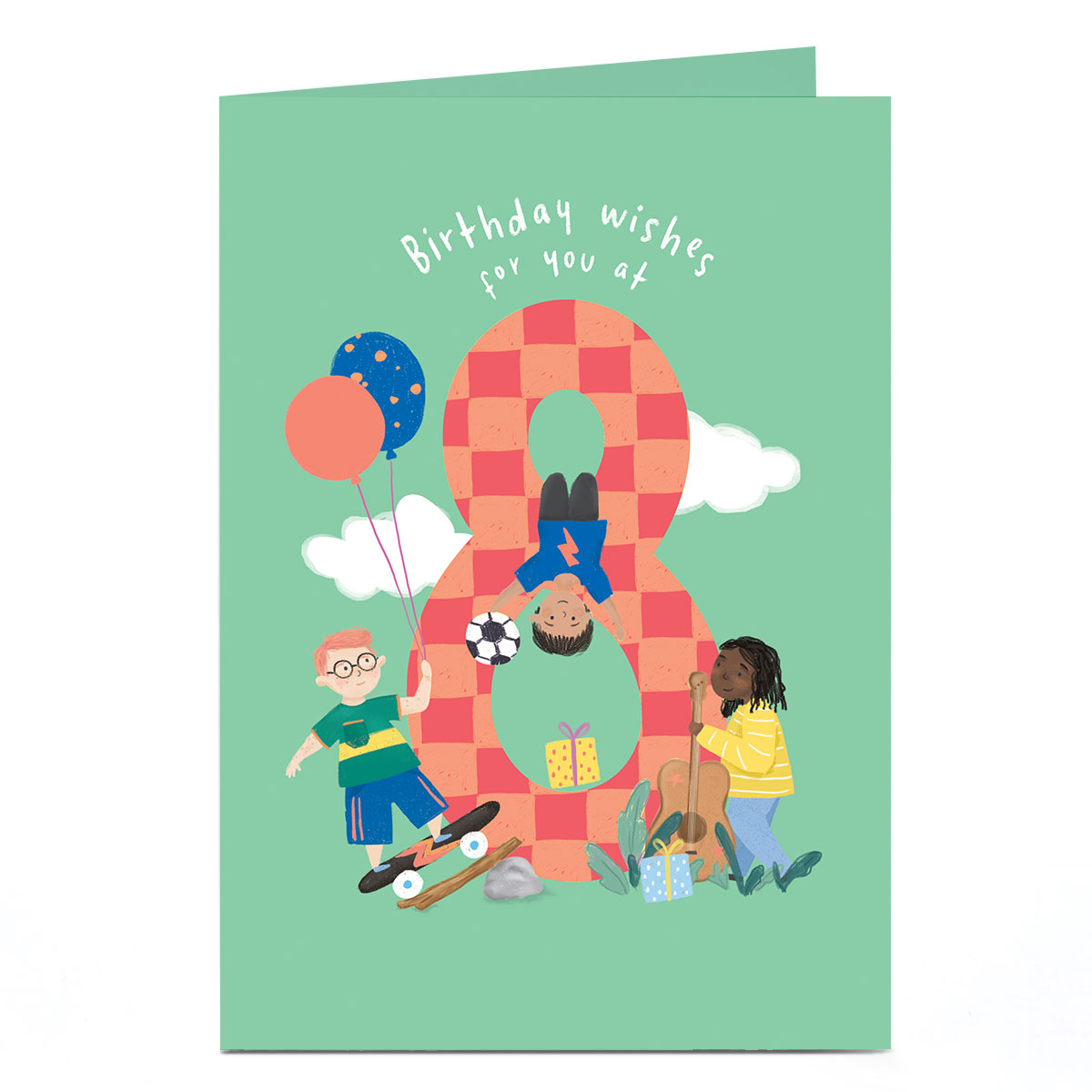 8th Birthday Card - Birthday Wishes For You At 8