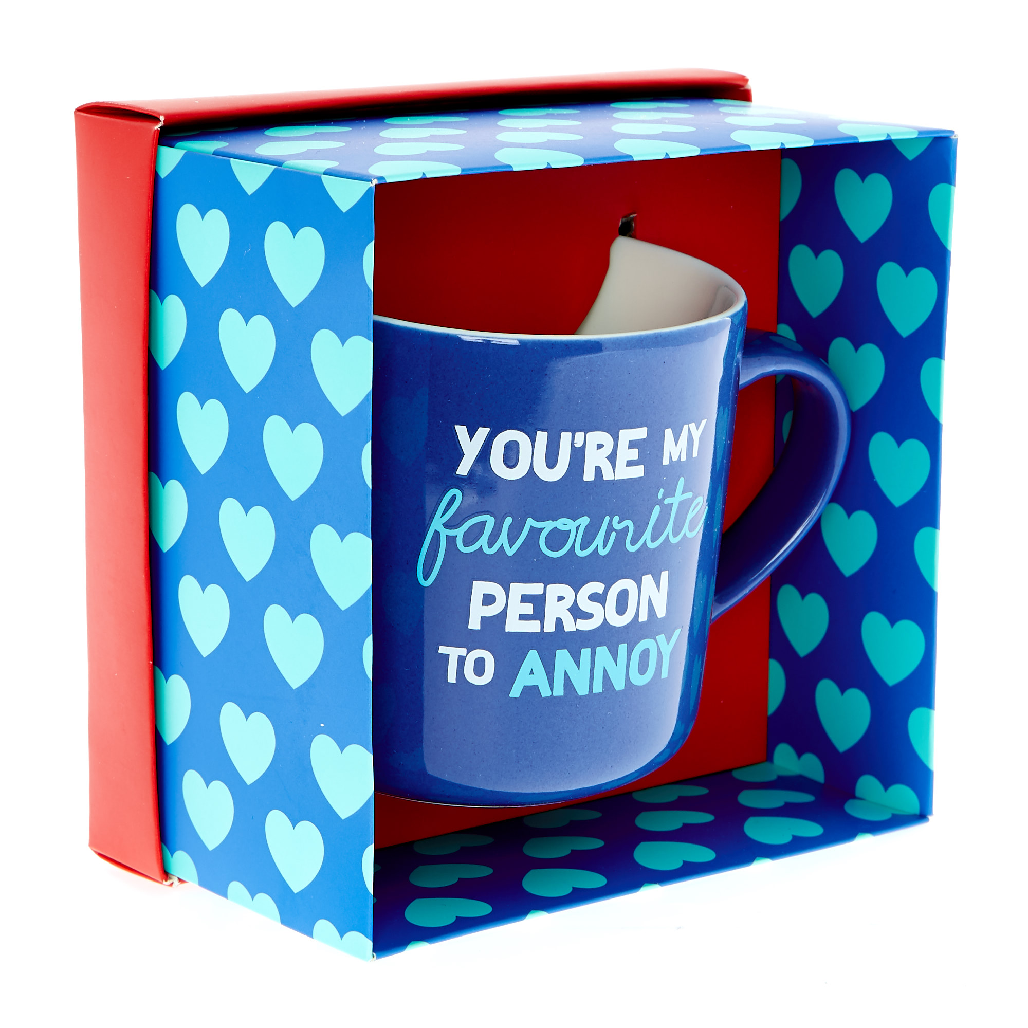 Love Bites Mug In A Box - Blue