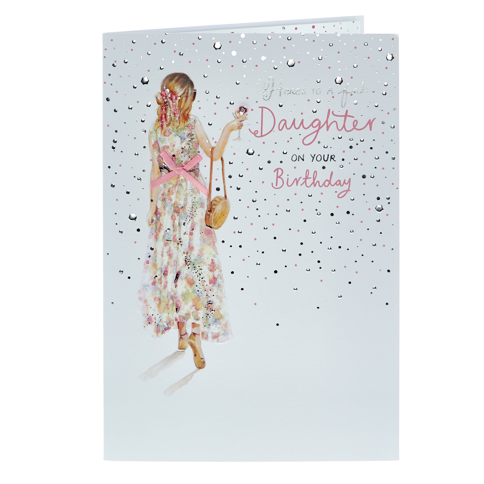 Birthday Card - Here's To A Fab Daughter