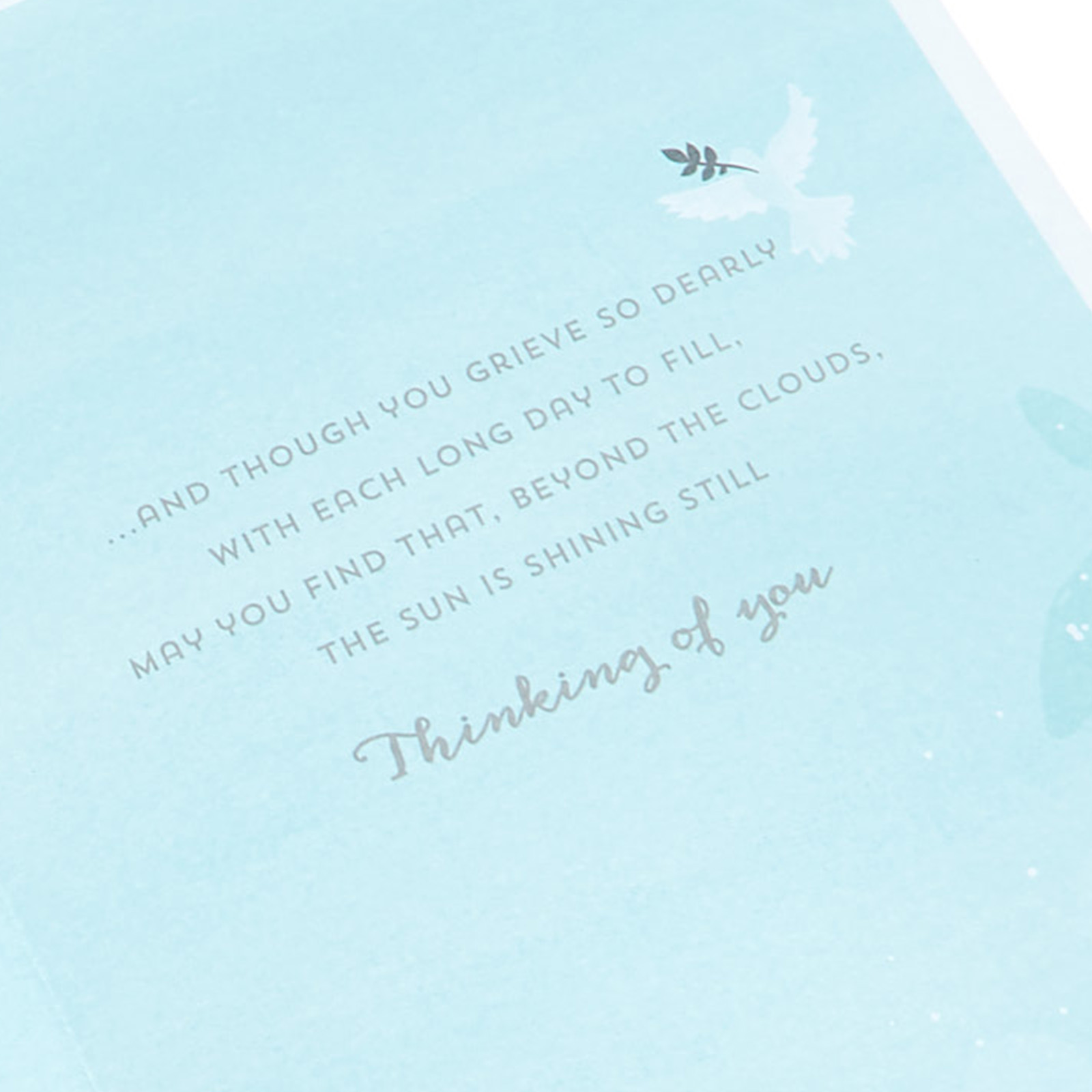 Sympathy Card - Heavenly Peaceful Calm