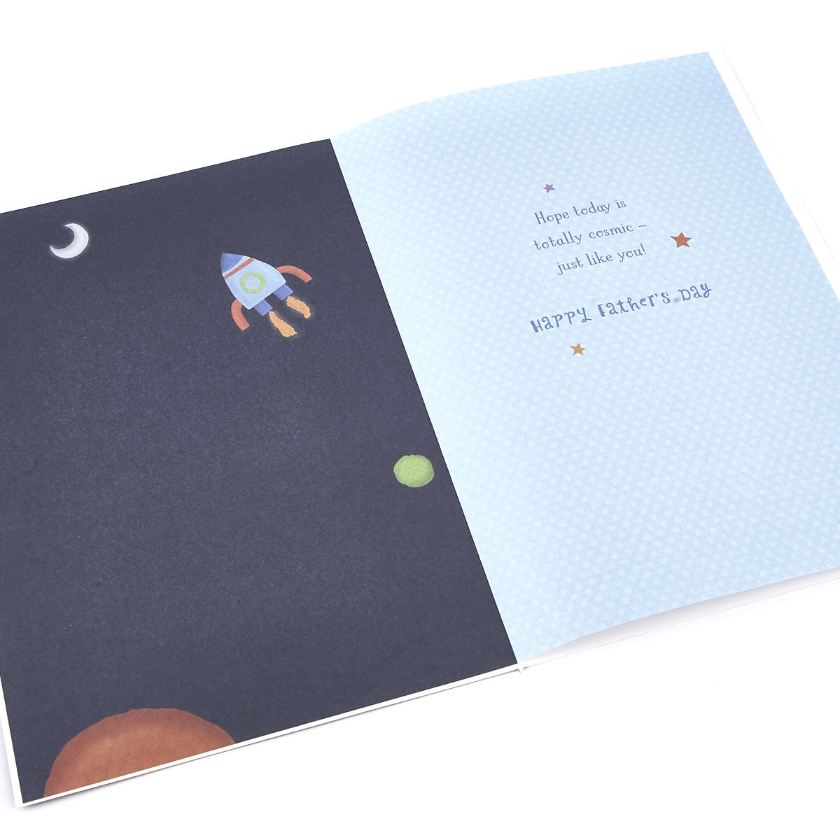 Father's Day Card - Handmade Dad Sticker & Photo