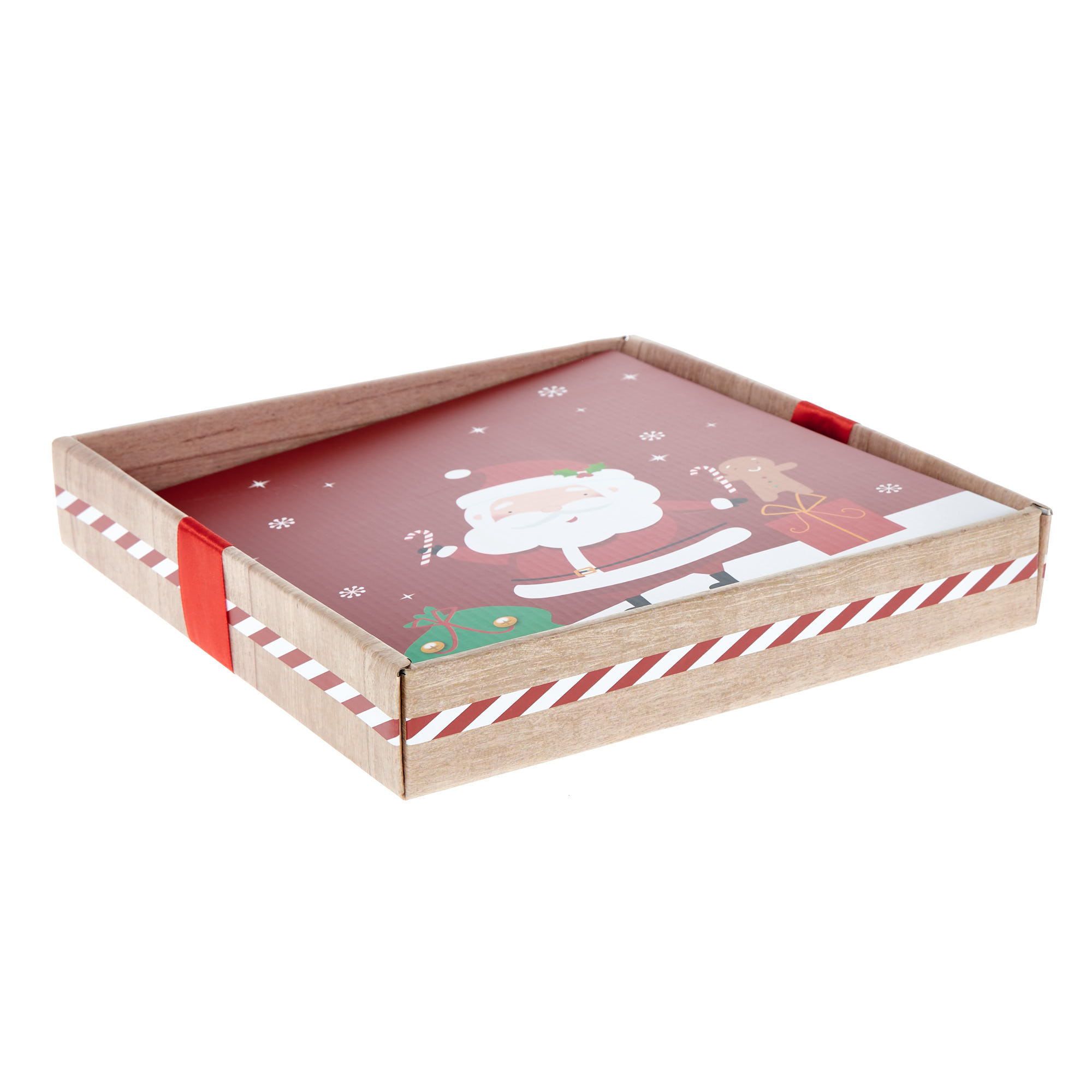 Square Flat Pack Christmas Eve Delivery Box With Stickers