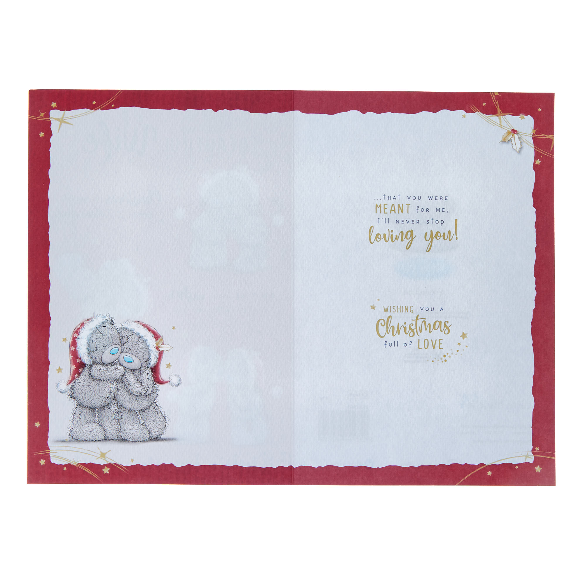 Wife Me To You Tatty Teddy Christmas Card