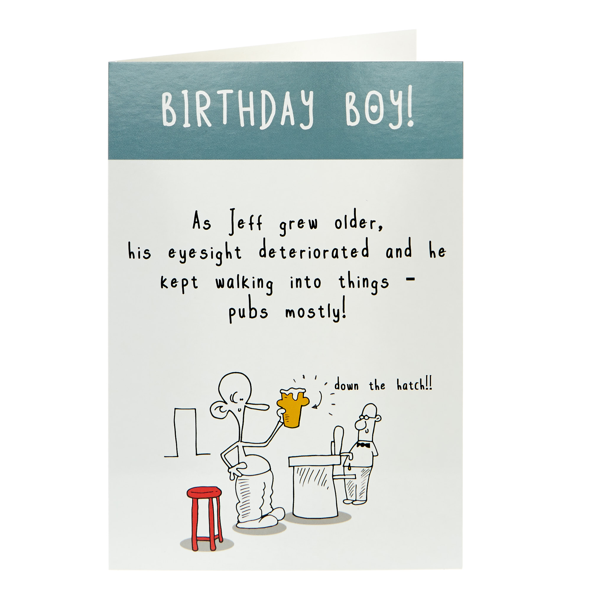 Birthday Card - Birthday Boy, Pubs Mostly!