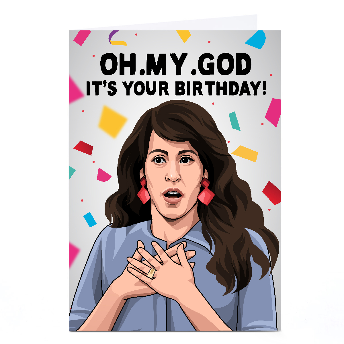 Personalised All Things Banter Birthday Card - Oh. My. God