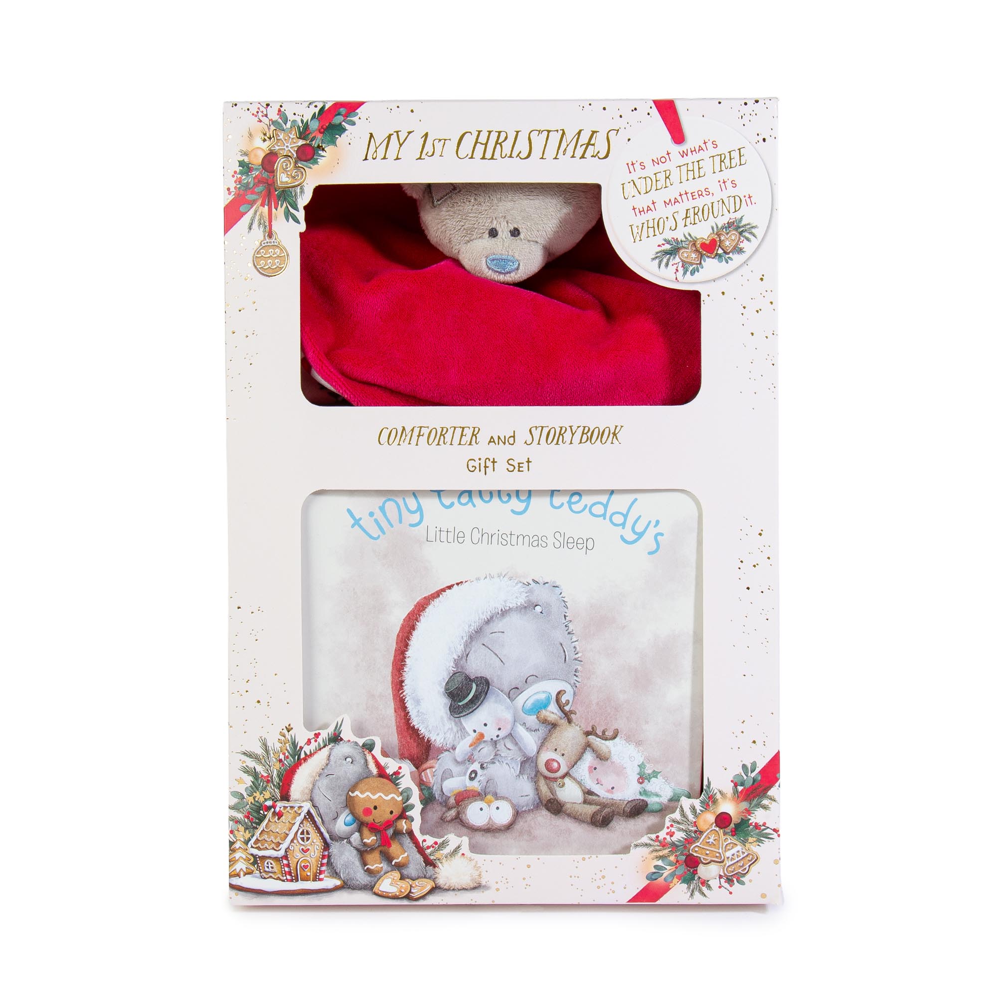 Tiny Tatty Teddy My 1st Christmas Comforter & Storybook Set