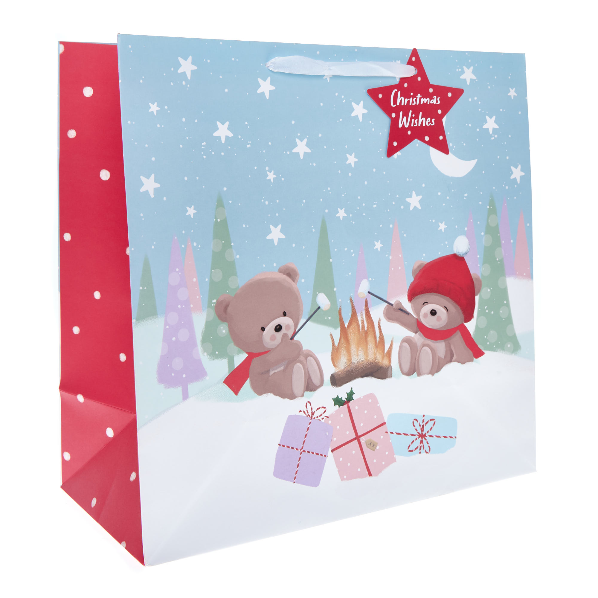 Giant Square Hugs Christmas Wishes Gift Bag