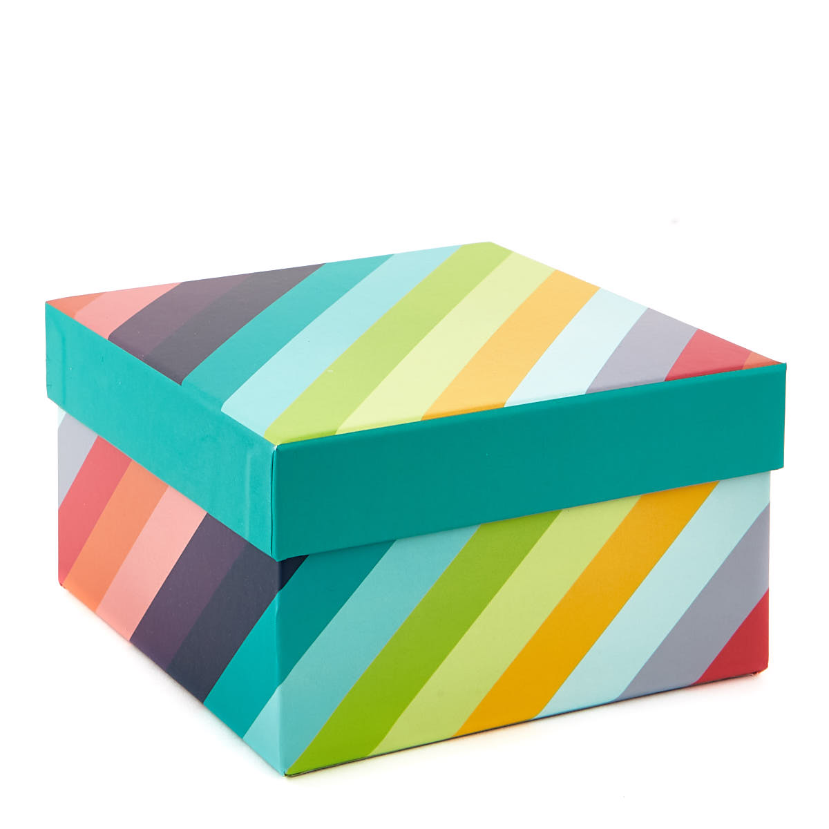 Luxury Gift Box Set Of Four - Rainbow Stripes