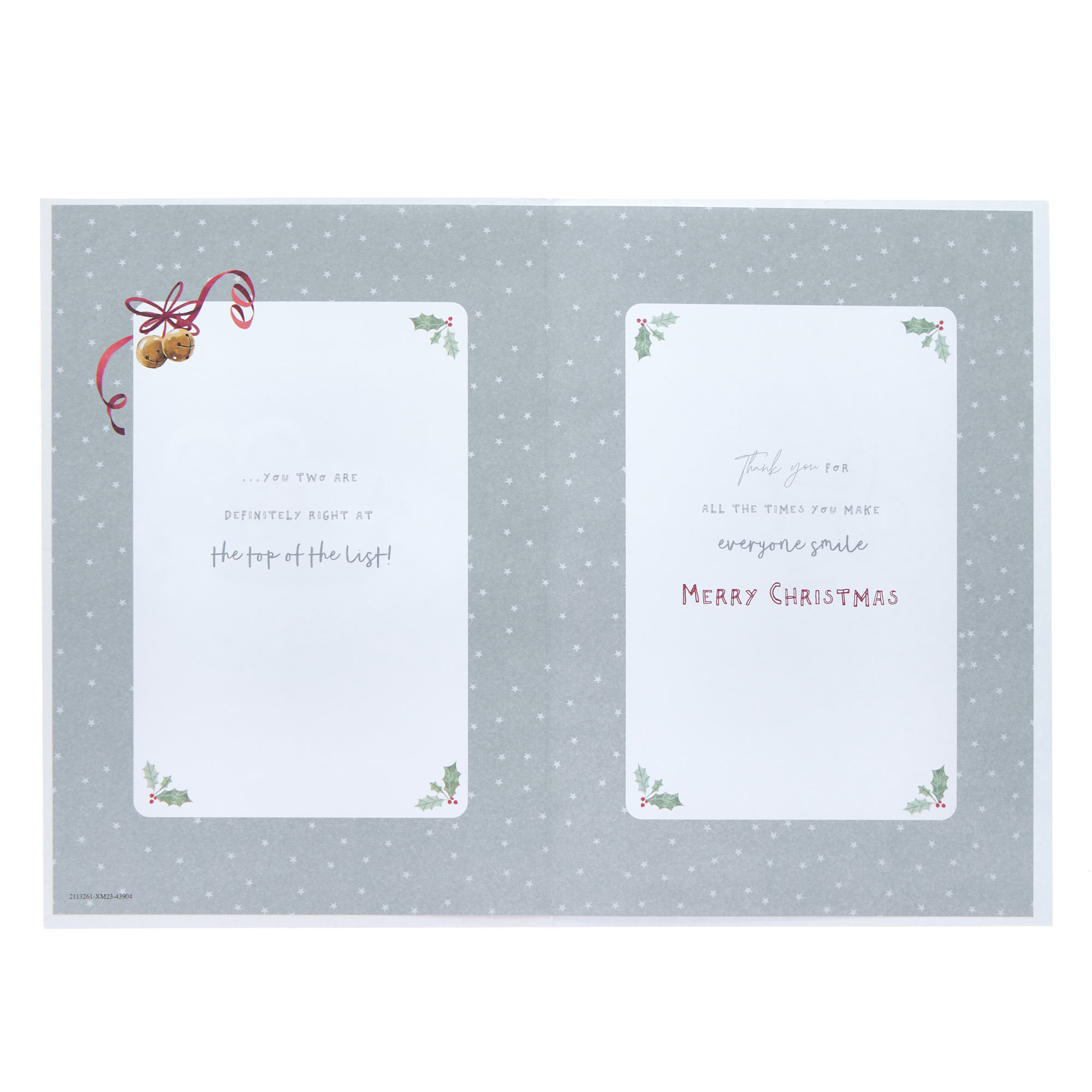 Son & Daughter In Law Fun & Happy Christmas Card