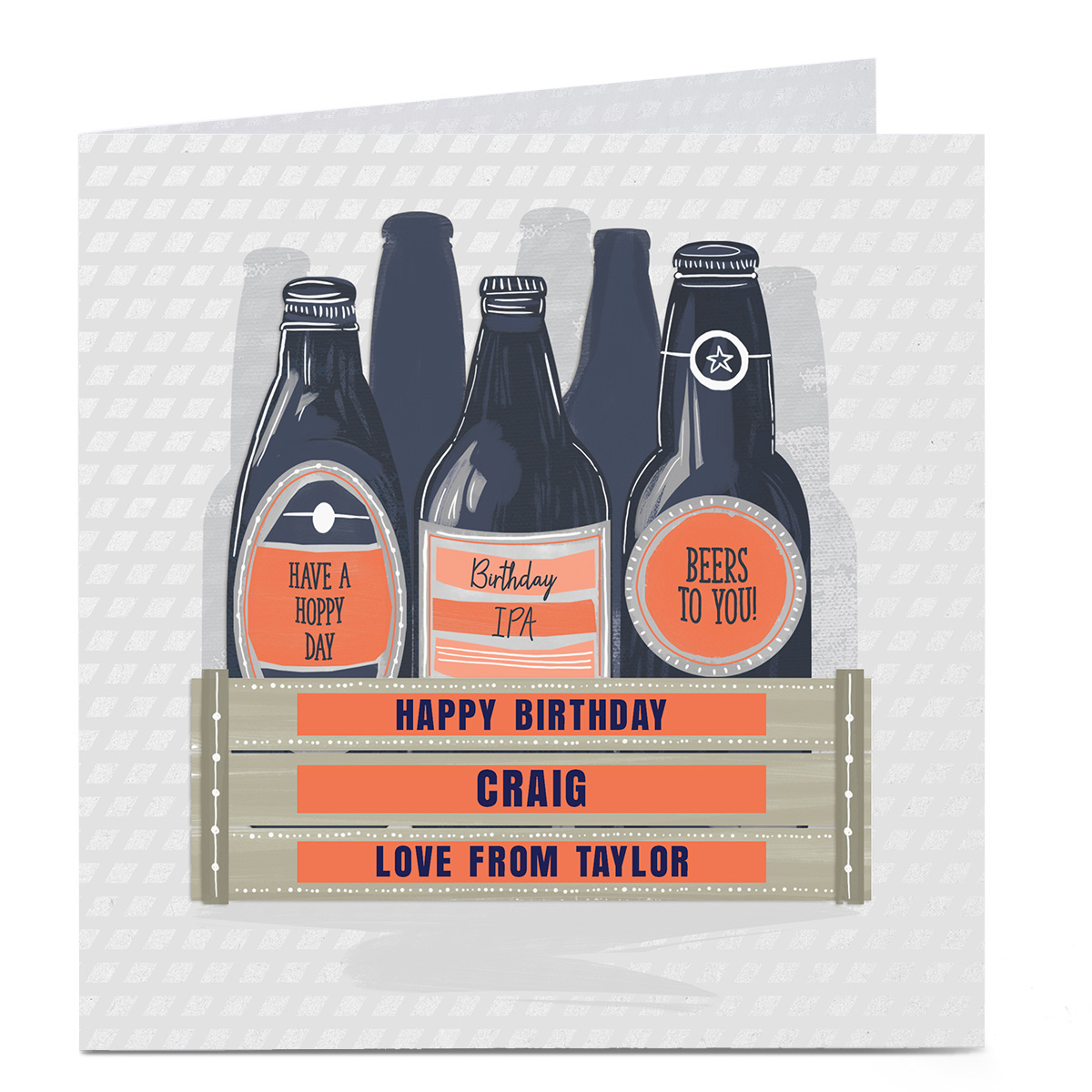 Personalised Birthday Card - Birthday Beers