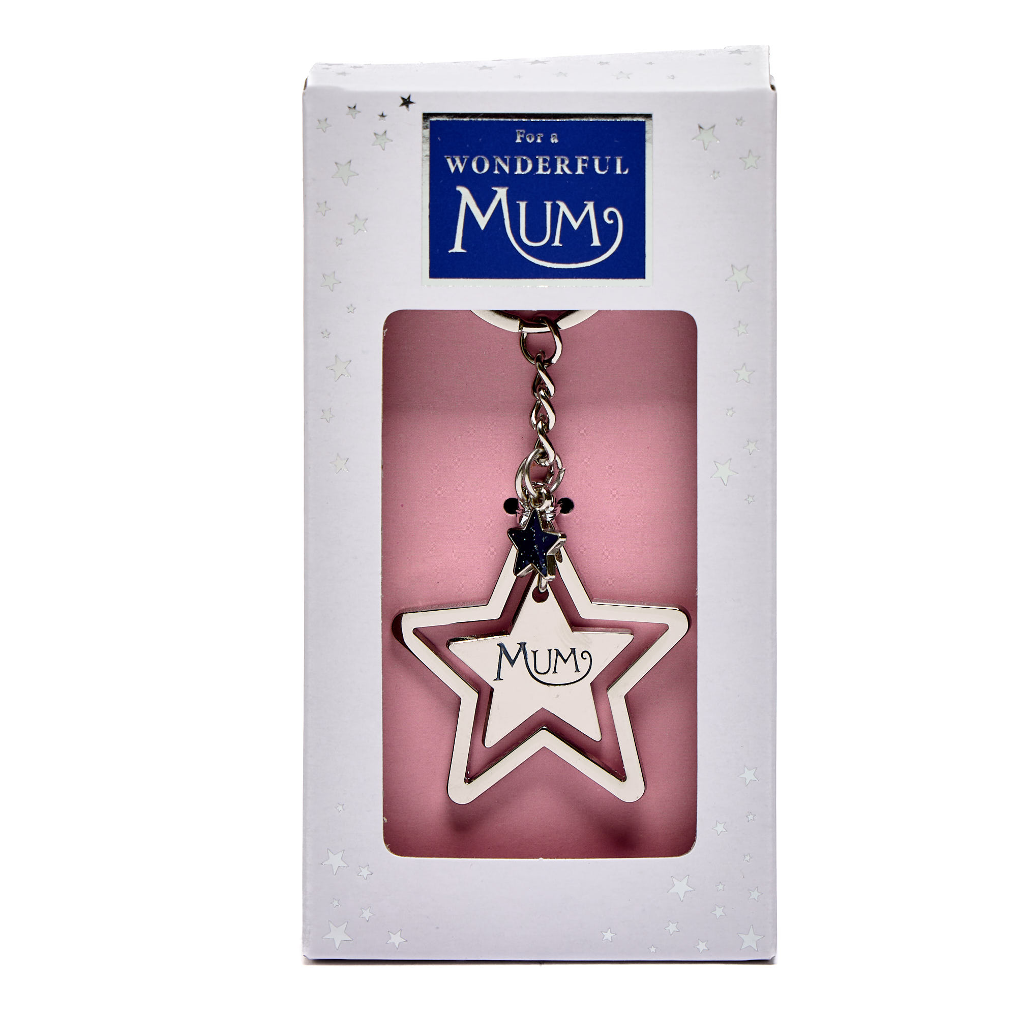 For A Wonderful Mum Star Keyring