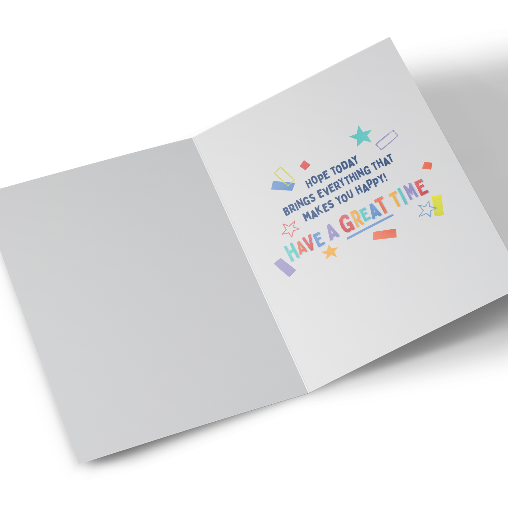 Birthday Card - Have A Terrific Day Presents, Godson