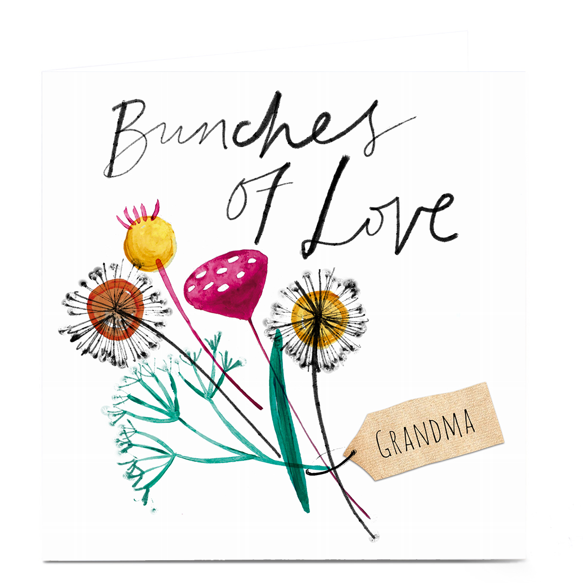 Personalised Emma Valenghi Card - Bunches of Love