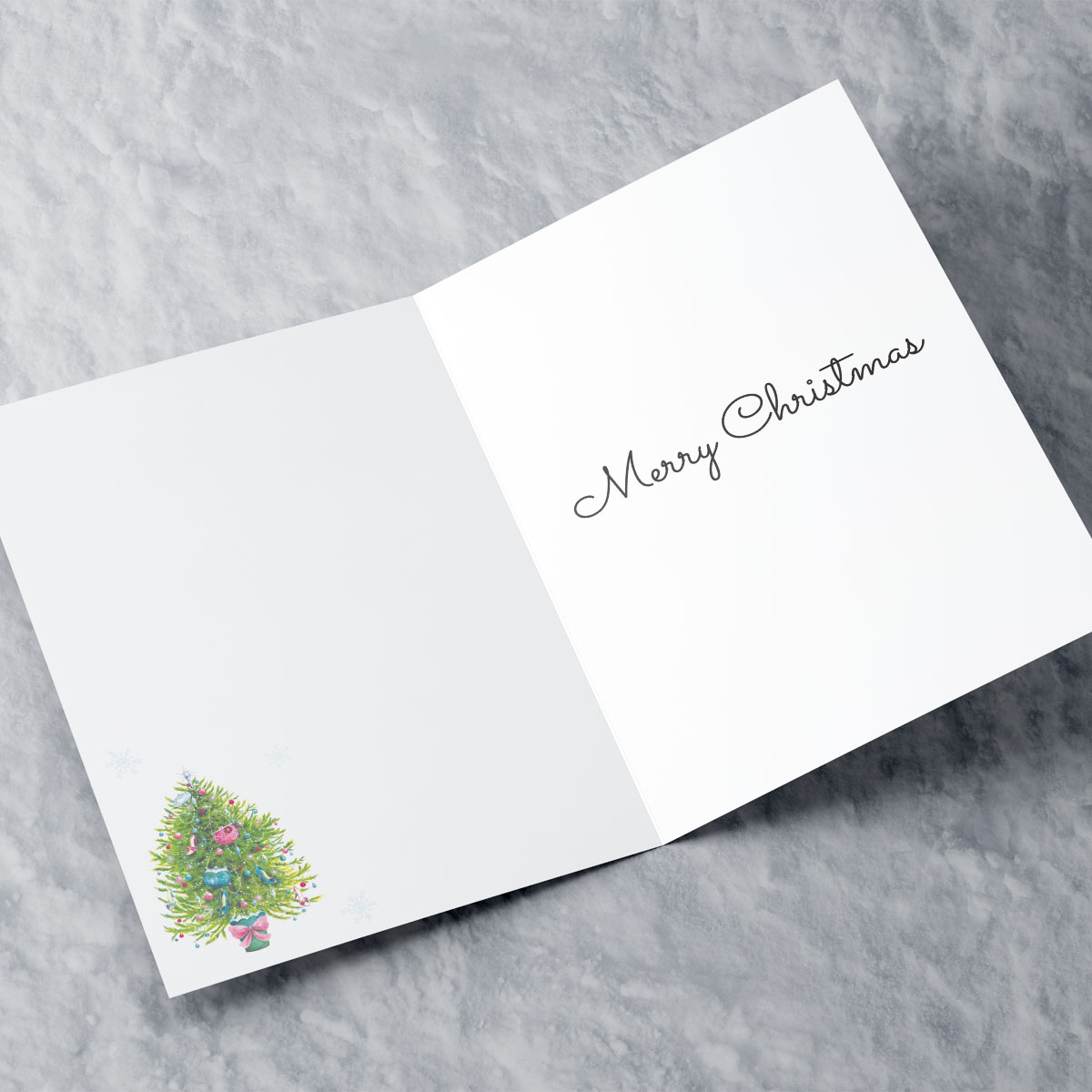 Personalised Christmas Card - Heels & Handbags on a Tree