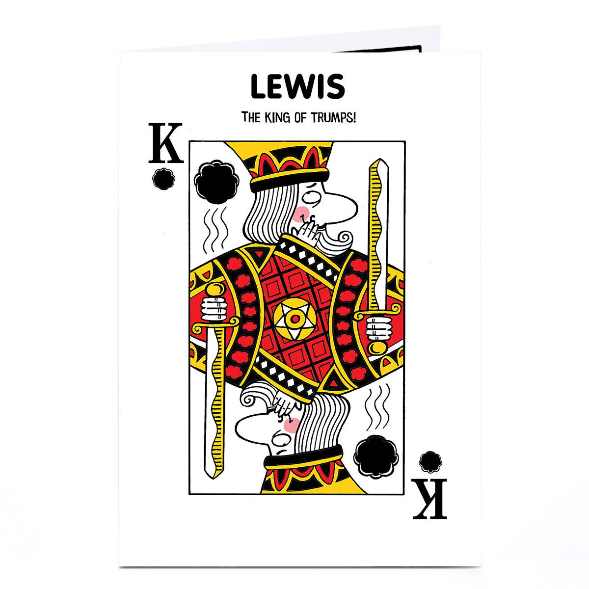 Personalised Card - King Of Trumps