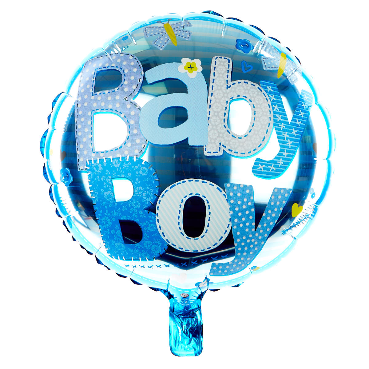 Blue Baby Boy Foil Helium Balloon