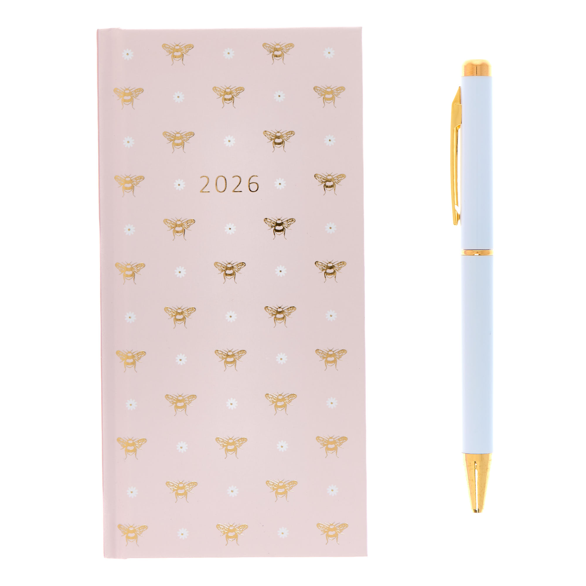 Slim Bees 2026 Boxed Diary With Pen