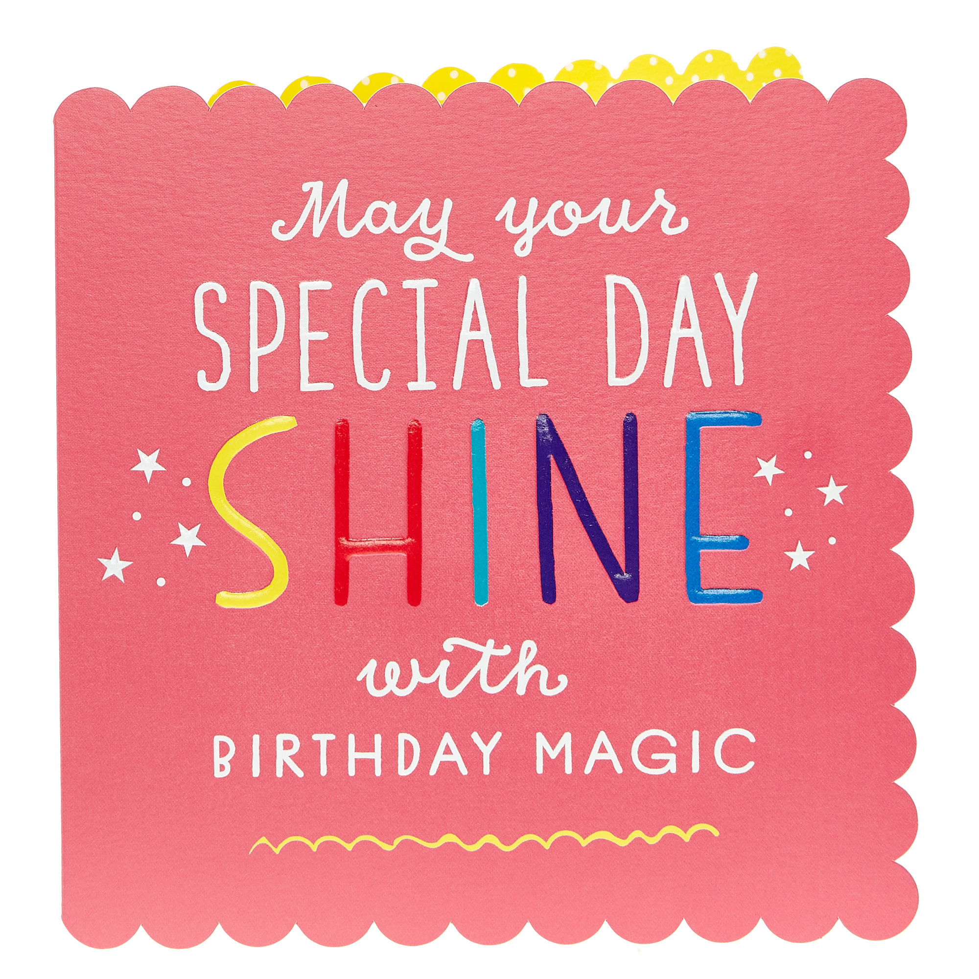 Birthday Card - May Your Special Day Shine