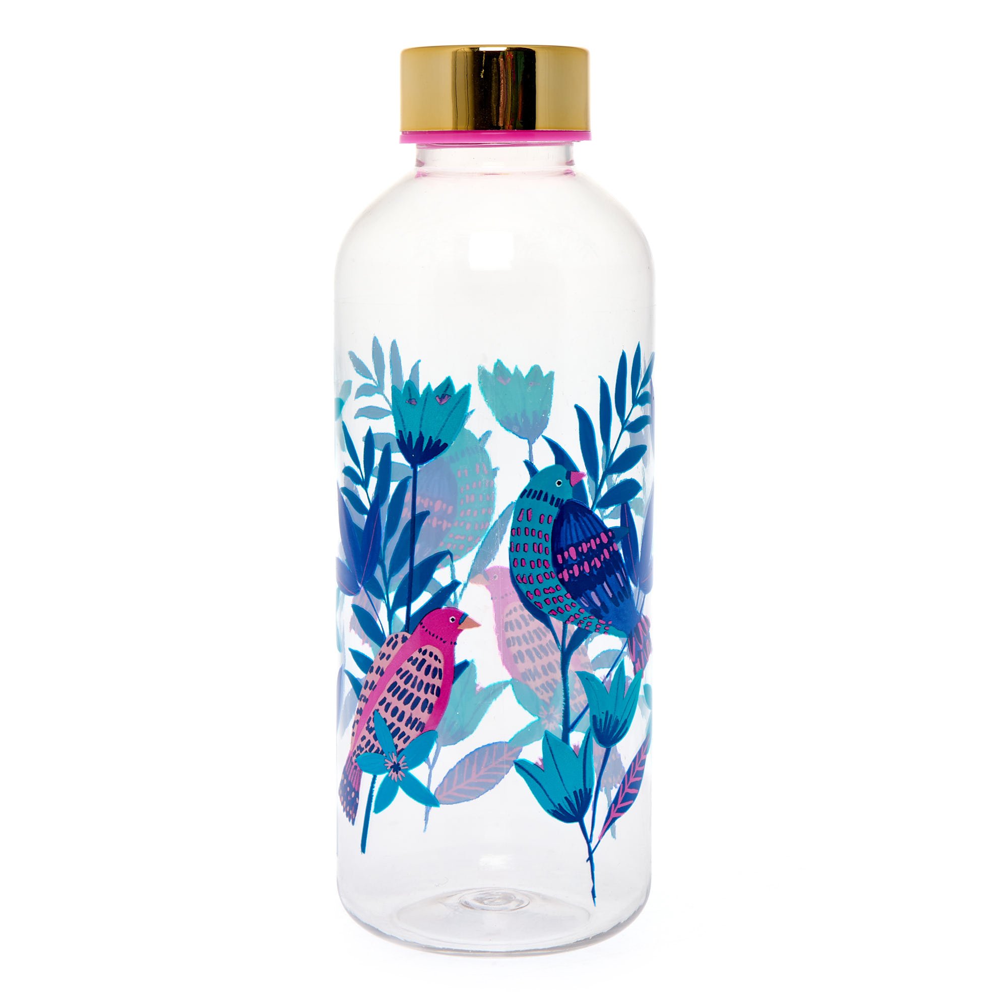 Tropical Birds & Plants Water Bottle