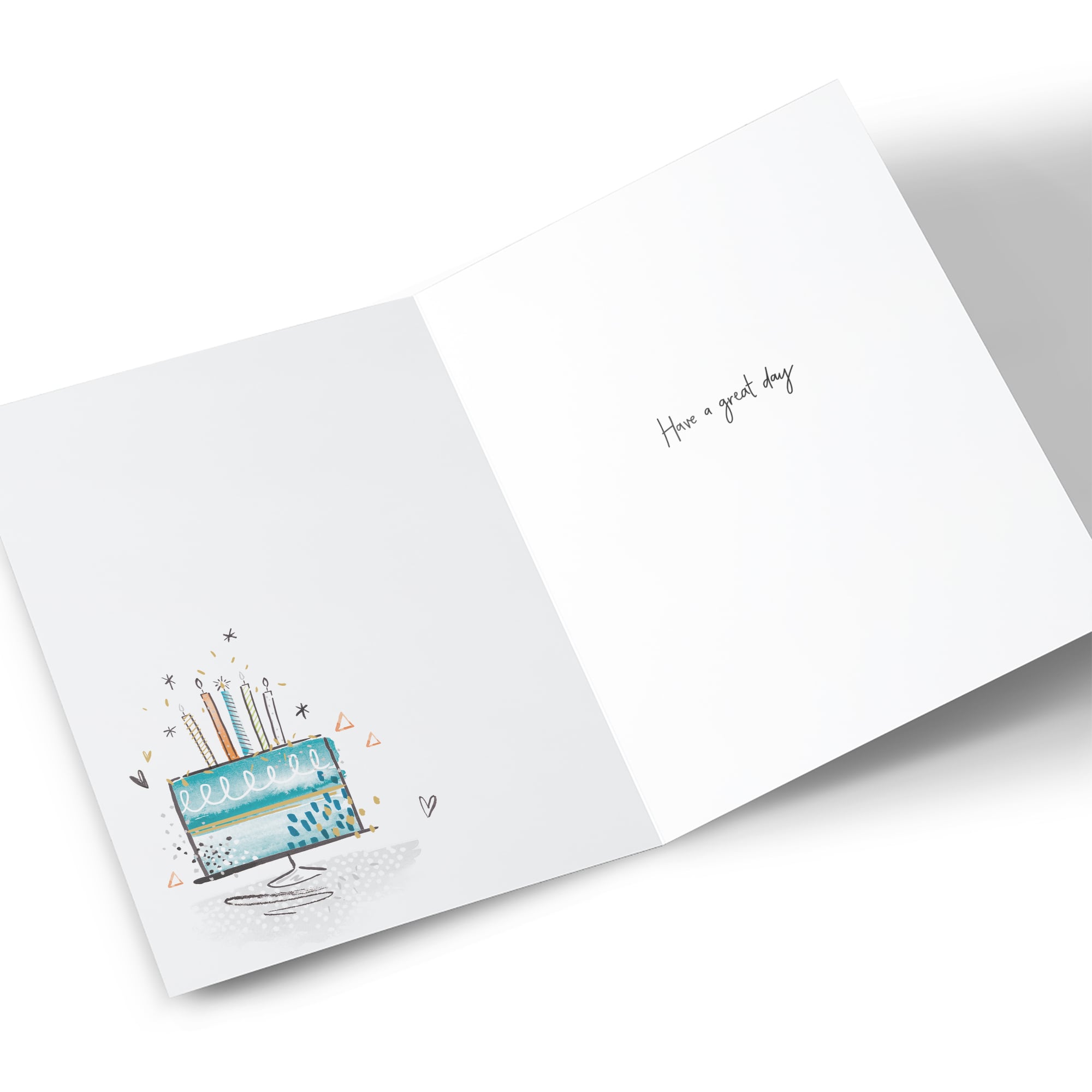 Birthday Card - Birthday Cake Wishes To My Husband