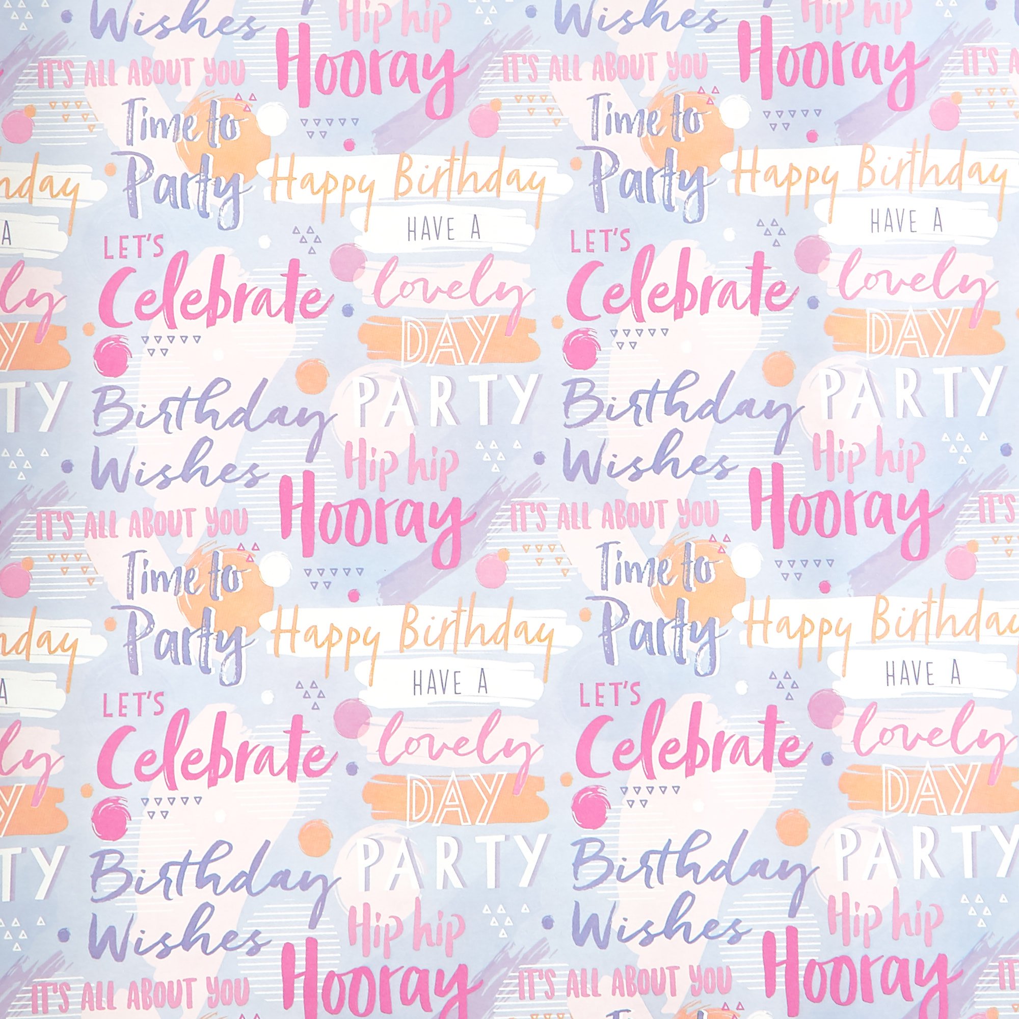 Assorted Pretty Wrapping Paper - 4 Rolls