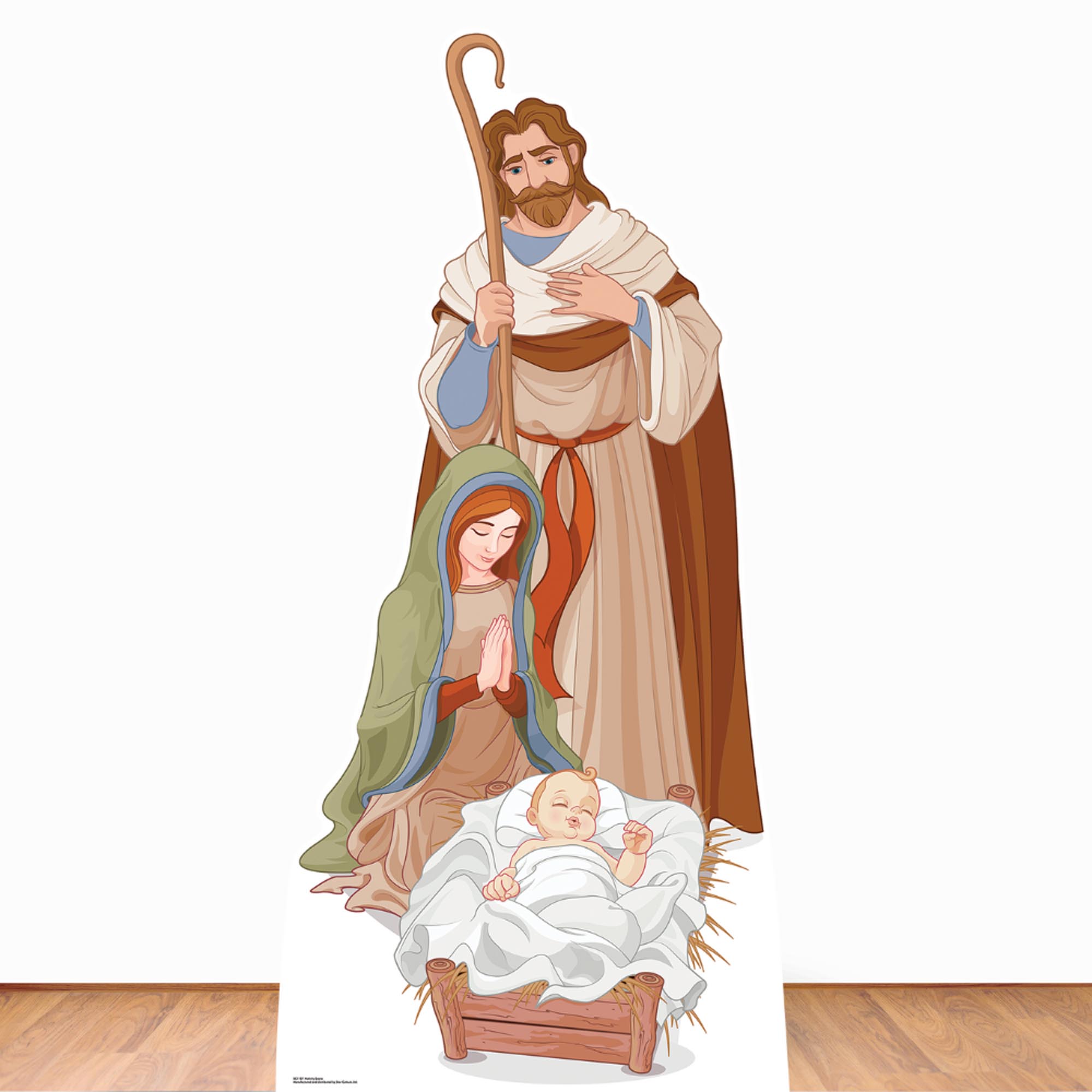 Nativity Scene Cardboard Cutout 