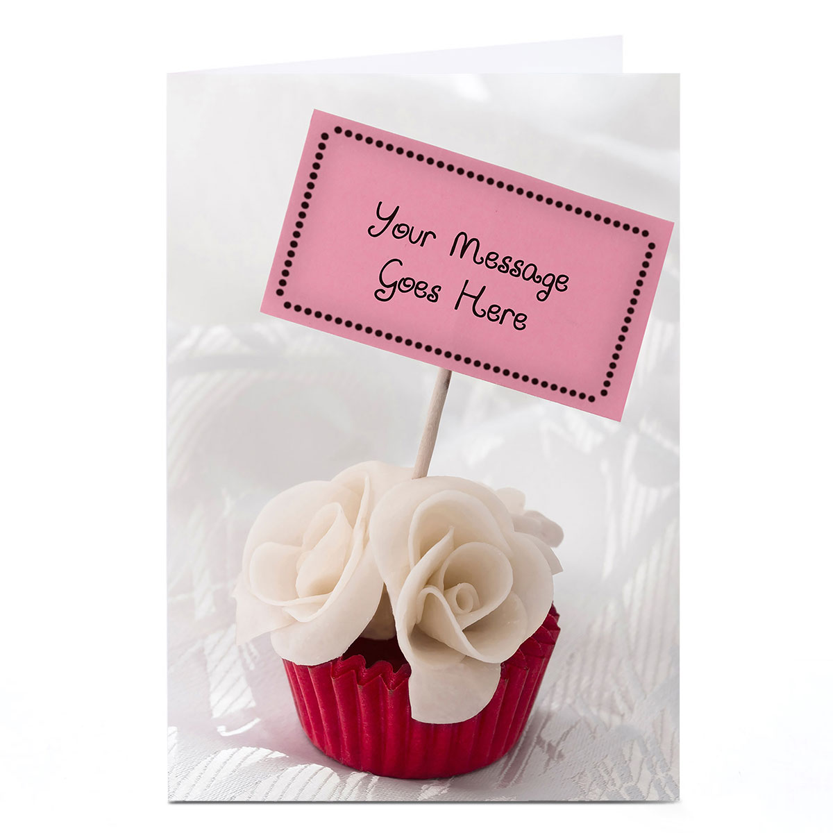 Personalised Card - Cupcake Sign