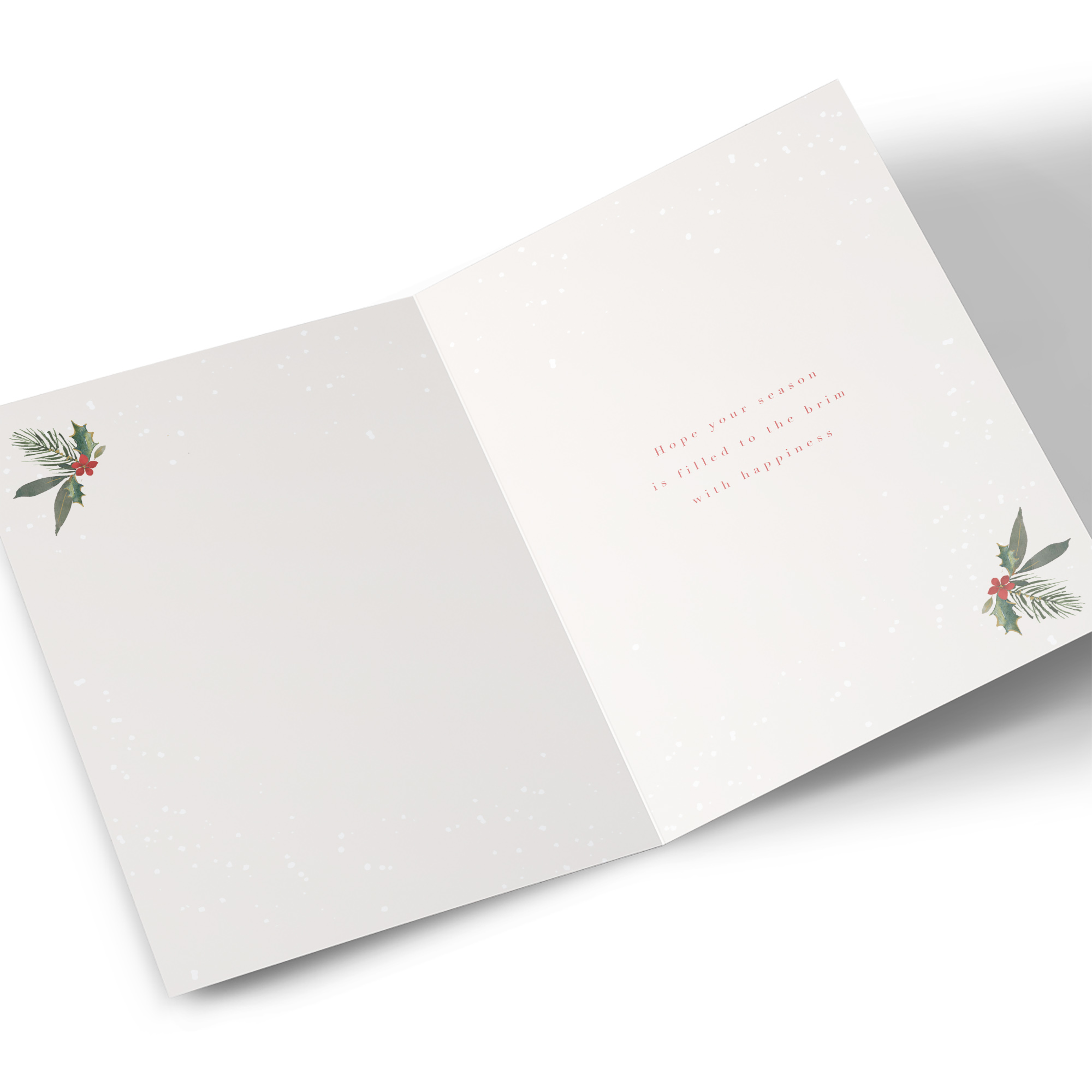 Christmas Card - Raise A Toast Champagne Glass, Mum