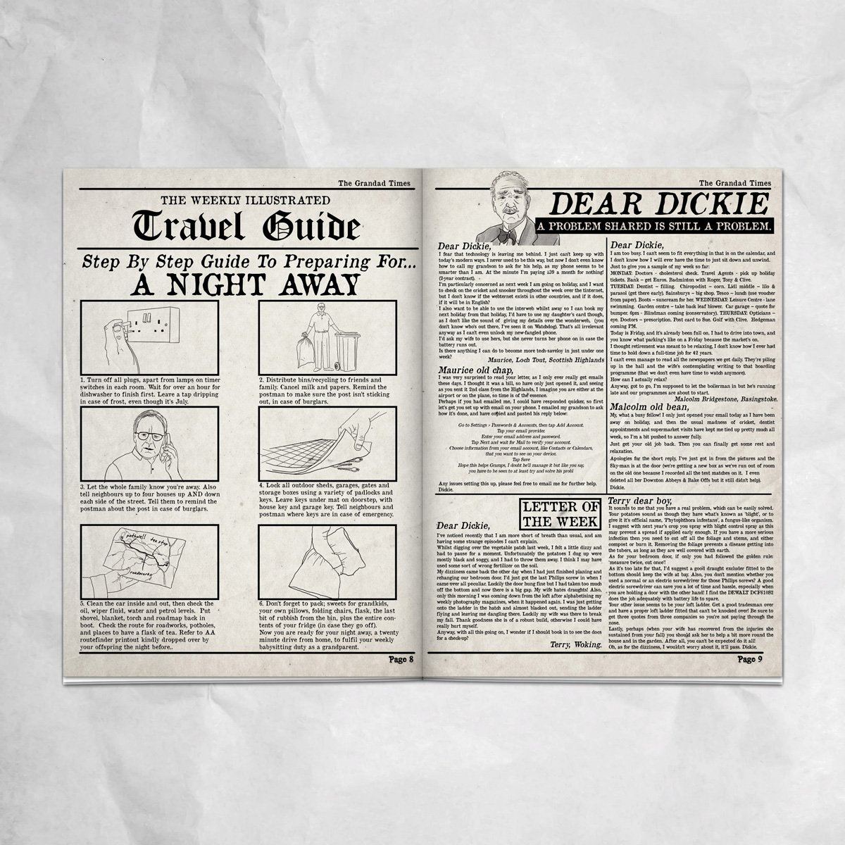 Personalised Newspaper - The Grandad Times