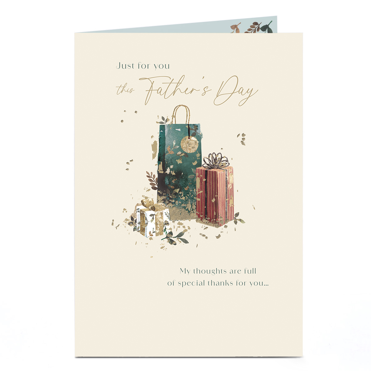 Father's Day Card - Just For You This Father's Day