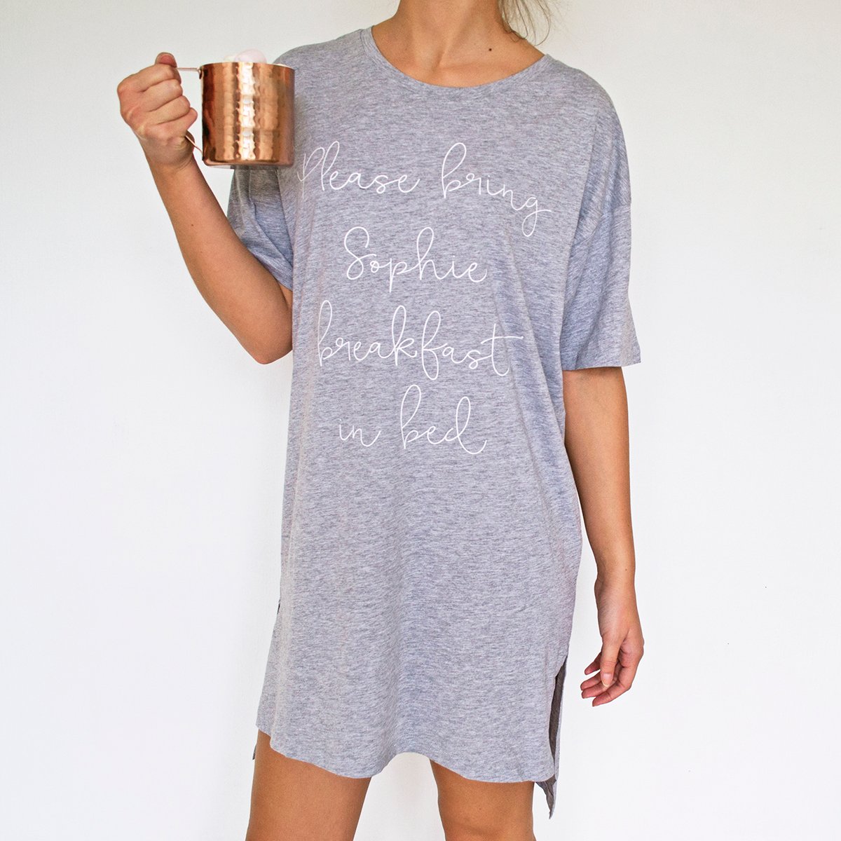 Personalised Breakfast In Bed Nightie