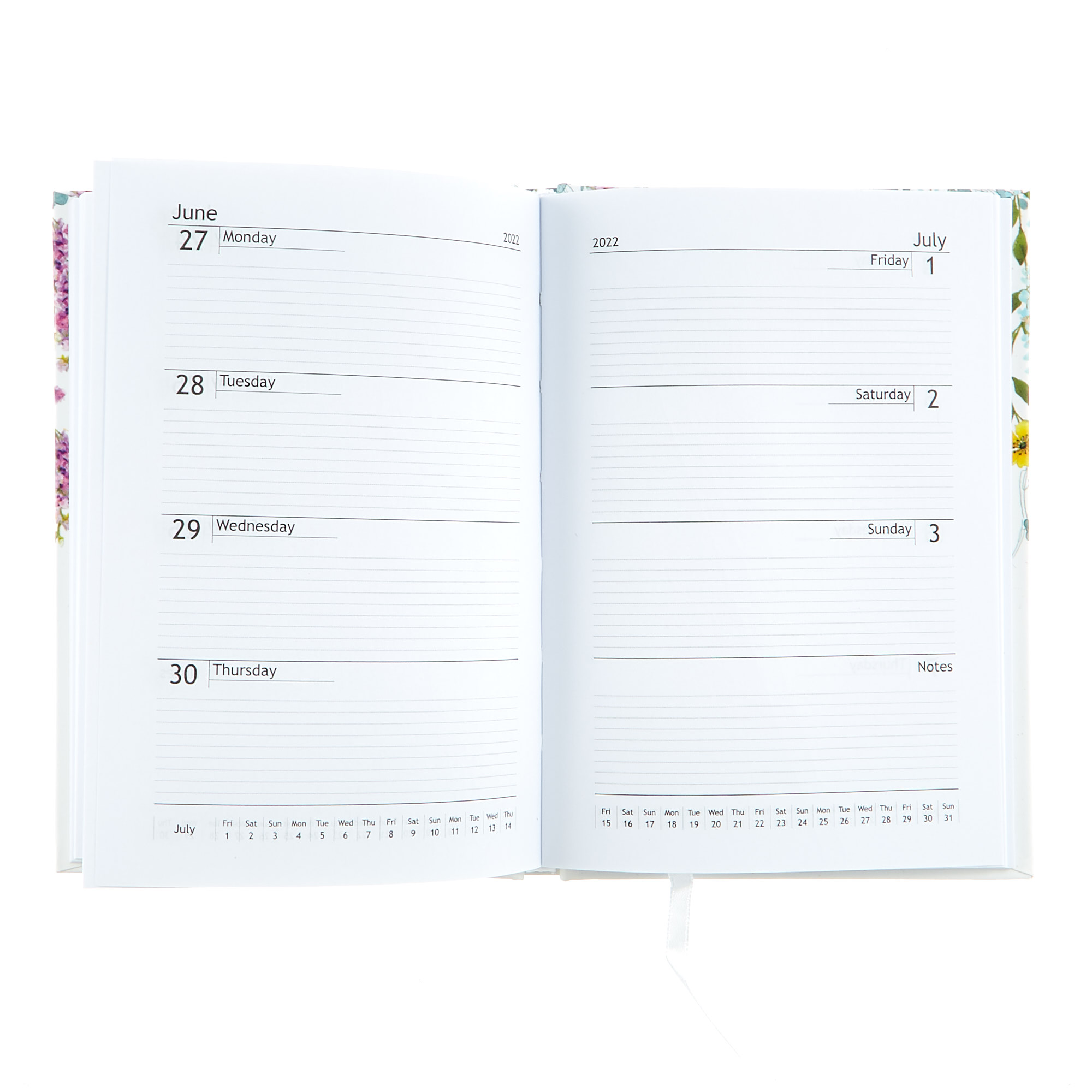 A6 Secret Garden 2022 Pocket Diary