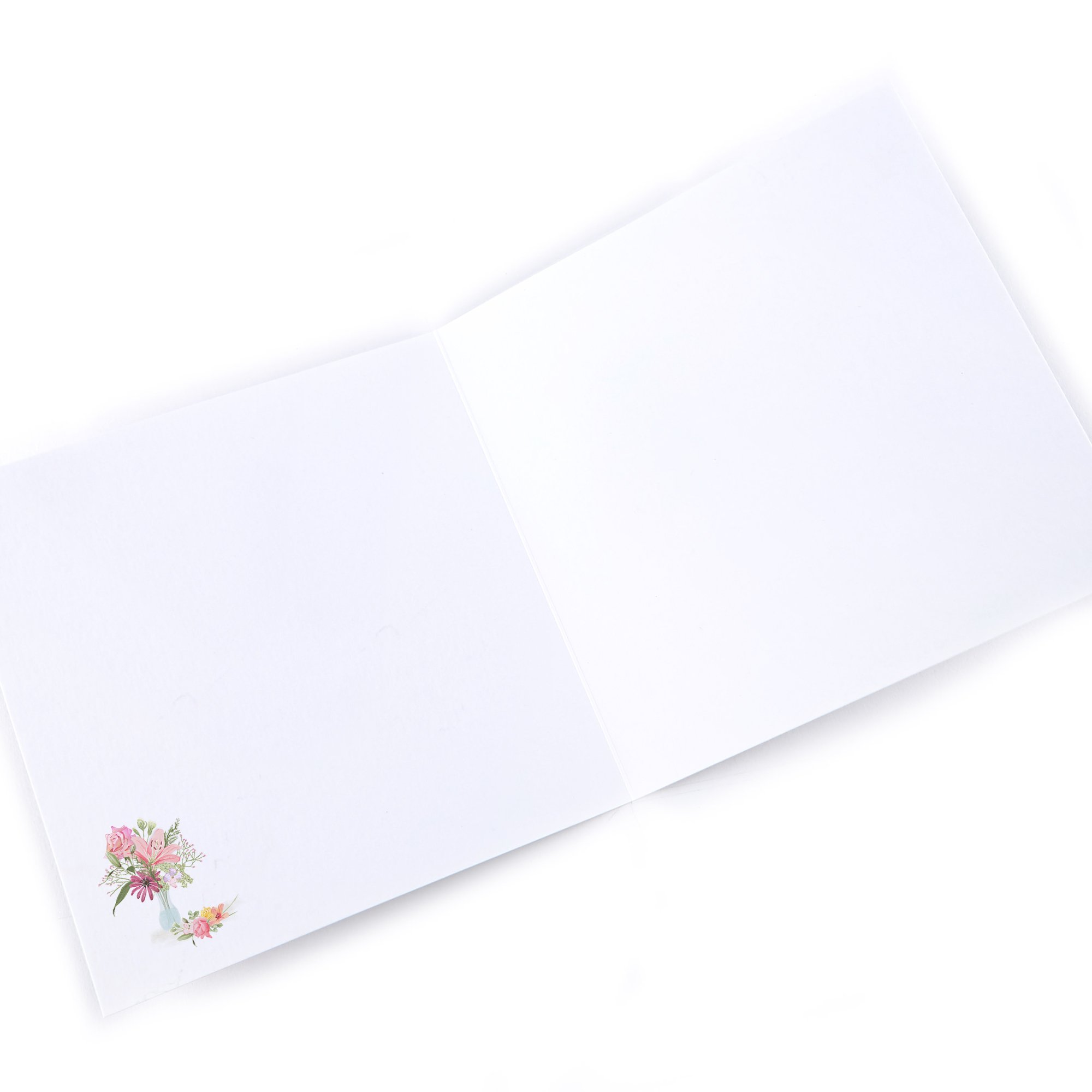 Personalised Sympathy Card - Floral With Verse 