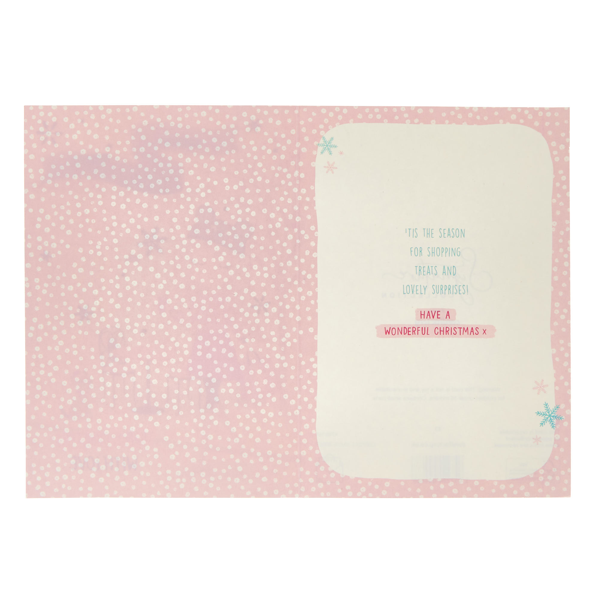 Special Granddaughter Shopping Christmas Card