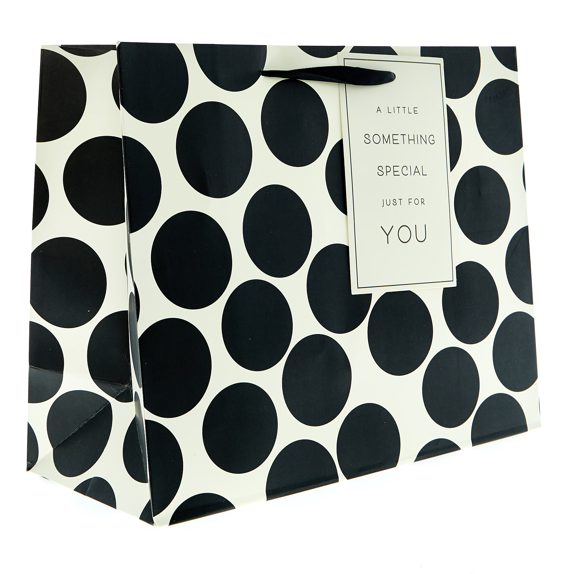 Large Landscape Gift Bag - Black Spots A Little Something