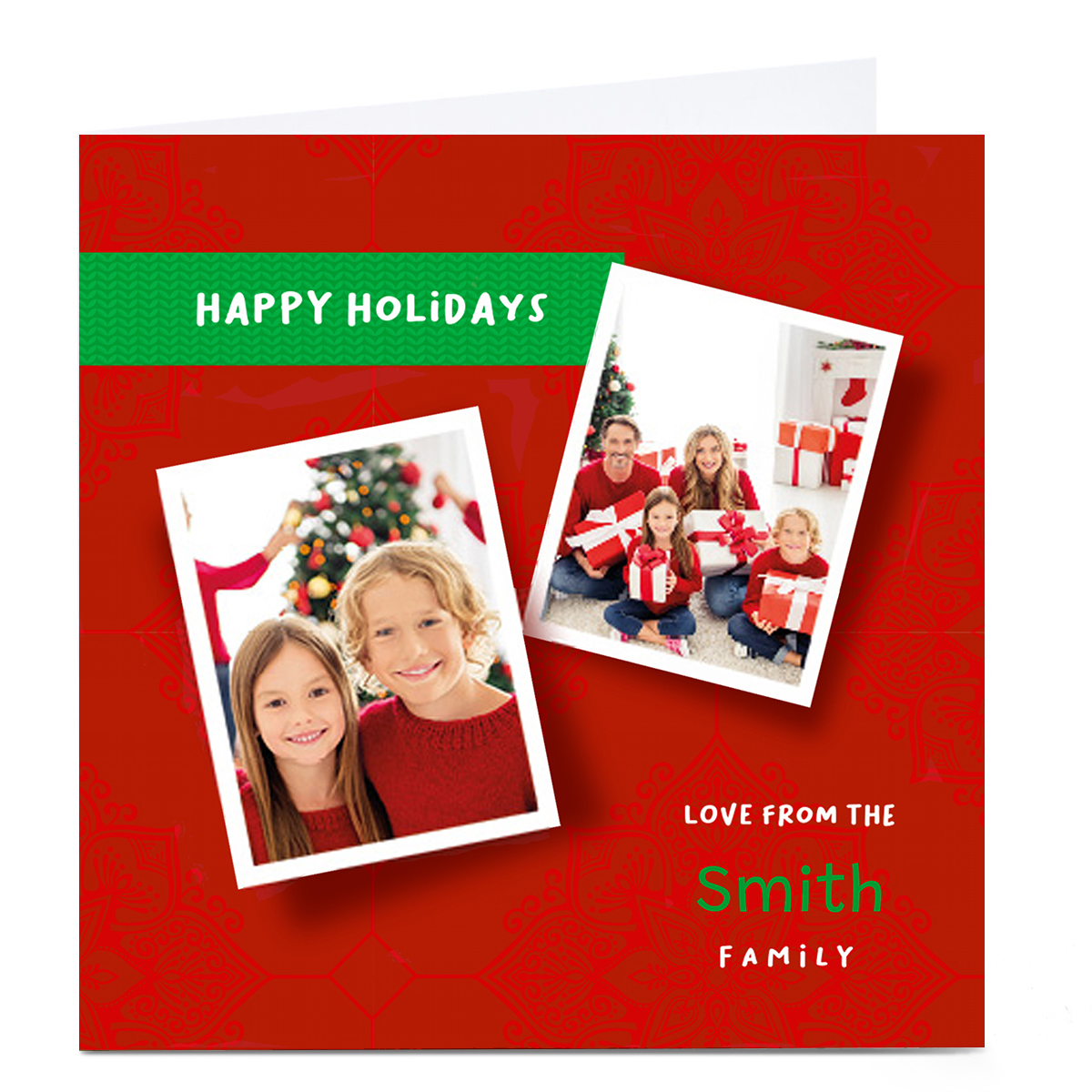 Photo Roshah Designs Christmas Card - From The Family