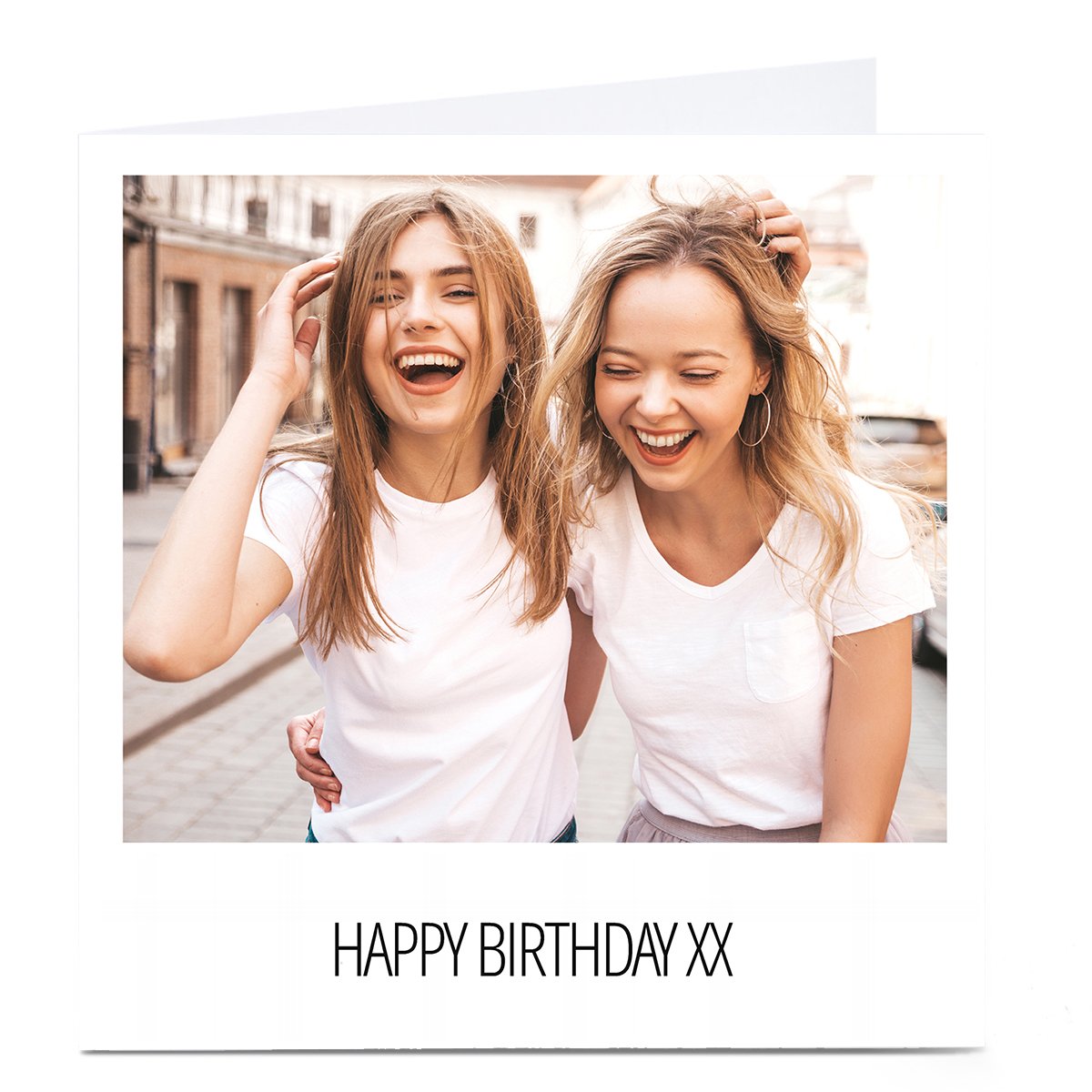 Photo Birthday Card - 1 Photo Any Message Square
