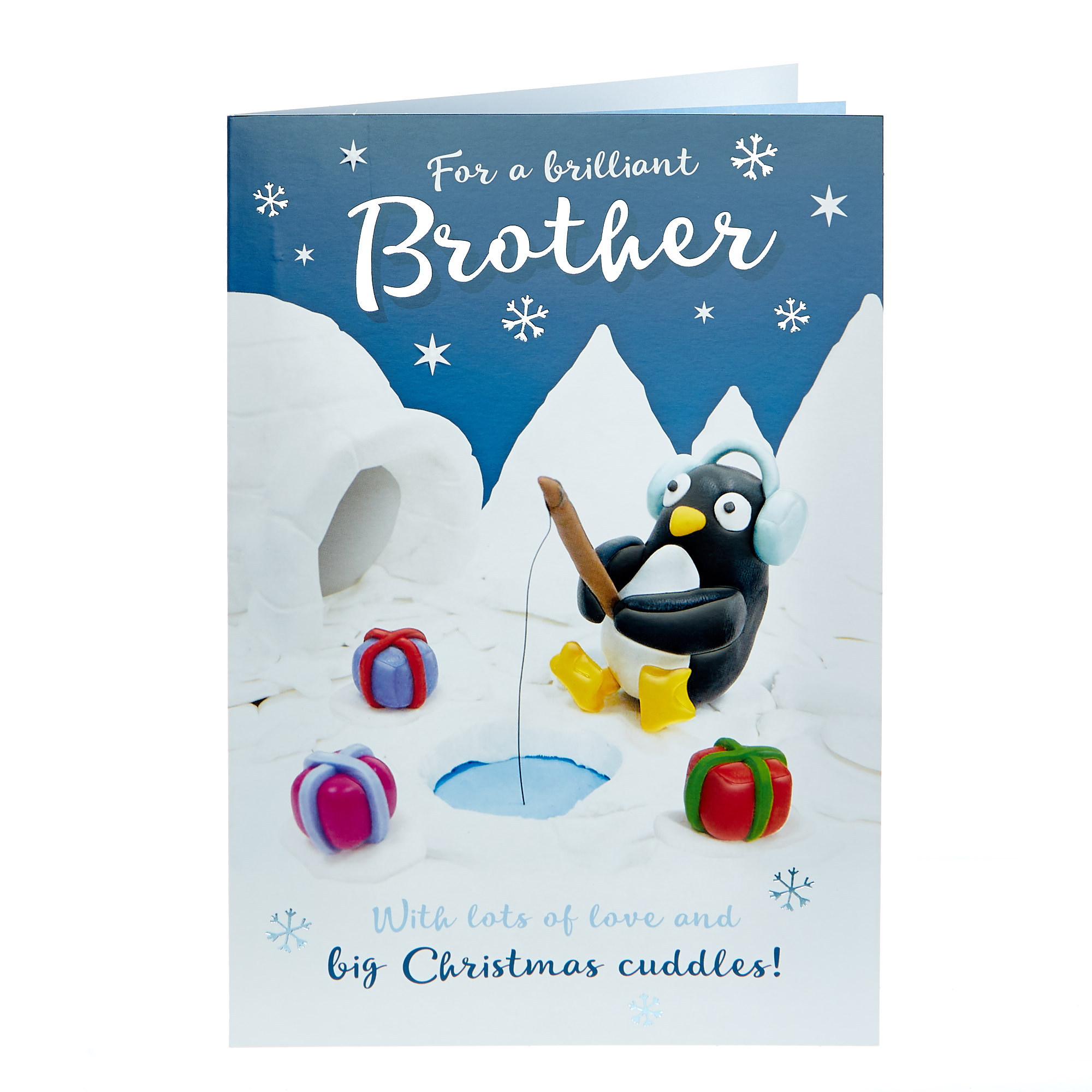 Christmas Card - Brilliant Brother Penguin