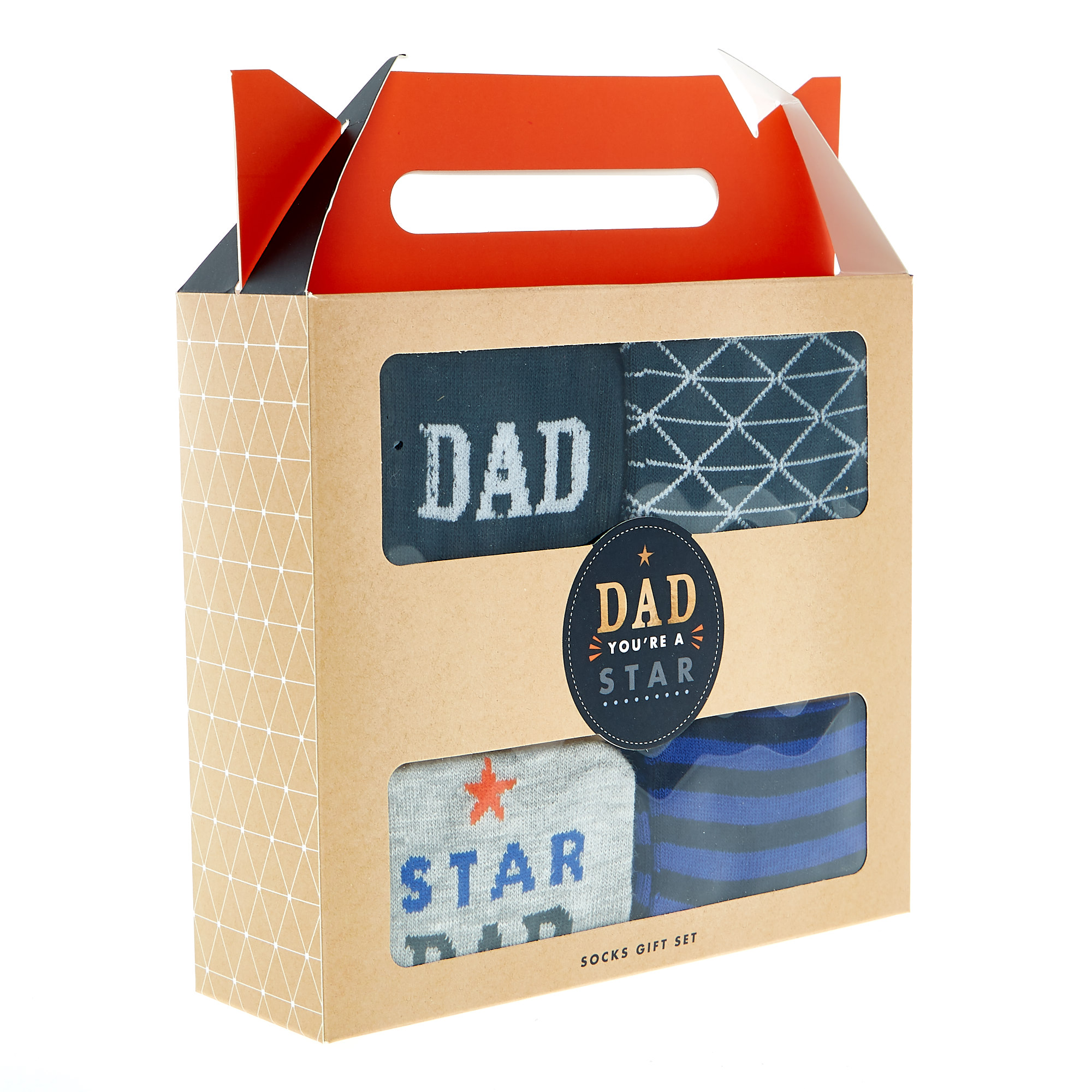 Star Dad Socks - Set Of 4 