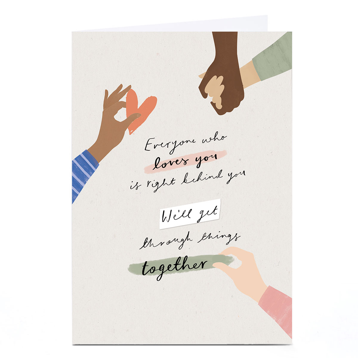 Macmillan Card We'll Get Through Things Together