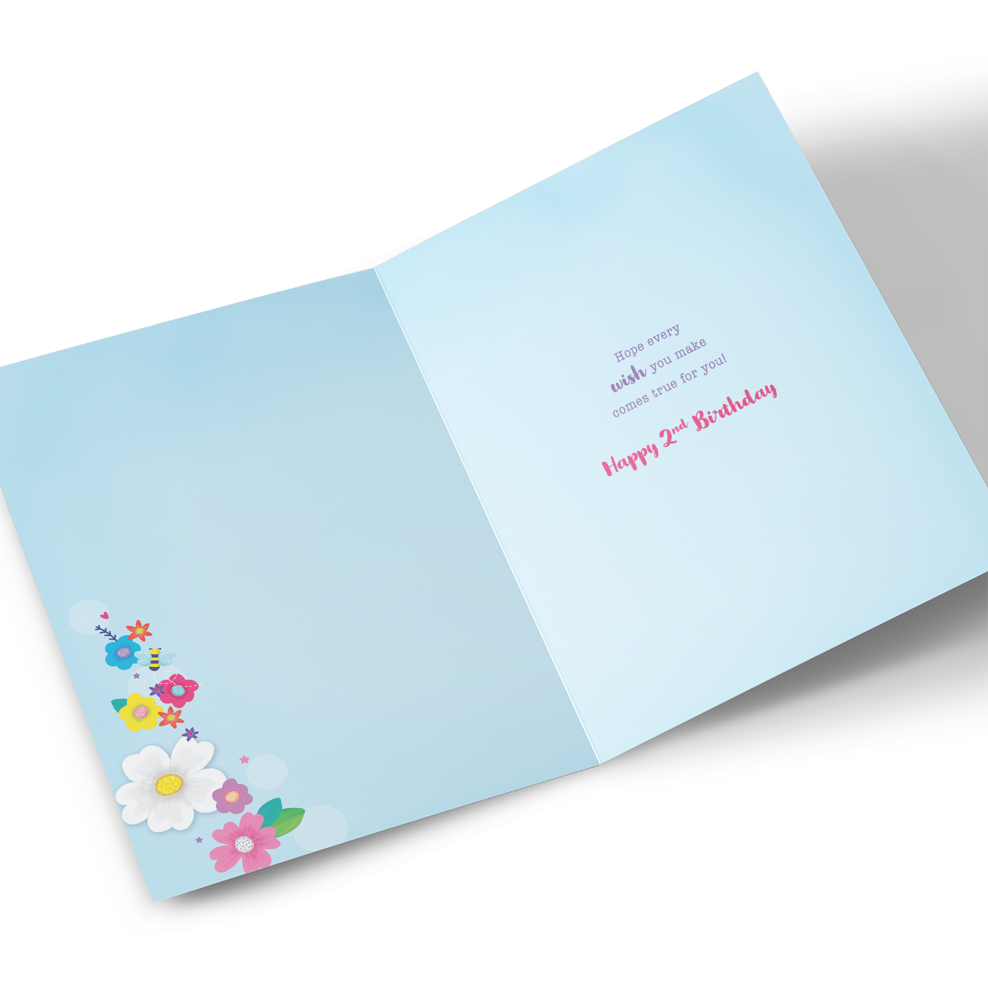 2nd Birthday Card - Birthday Butterfly