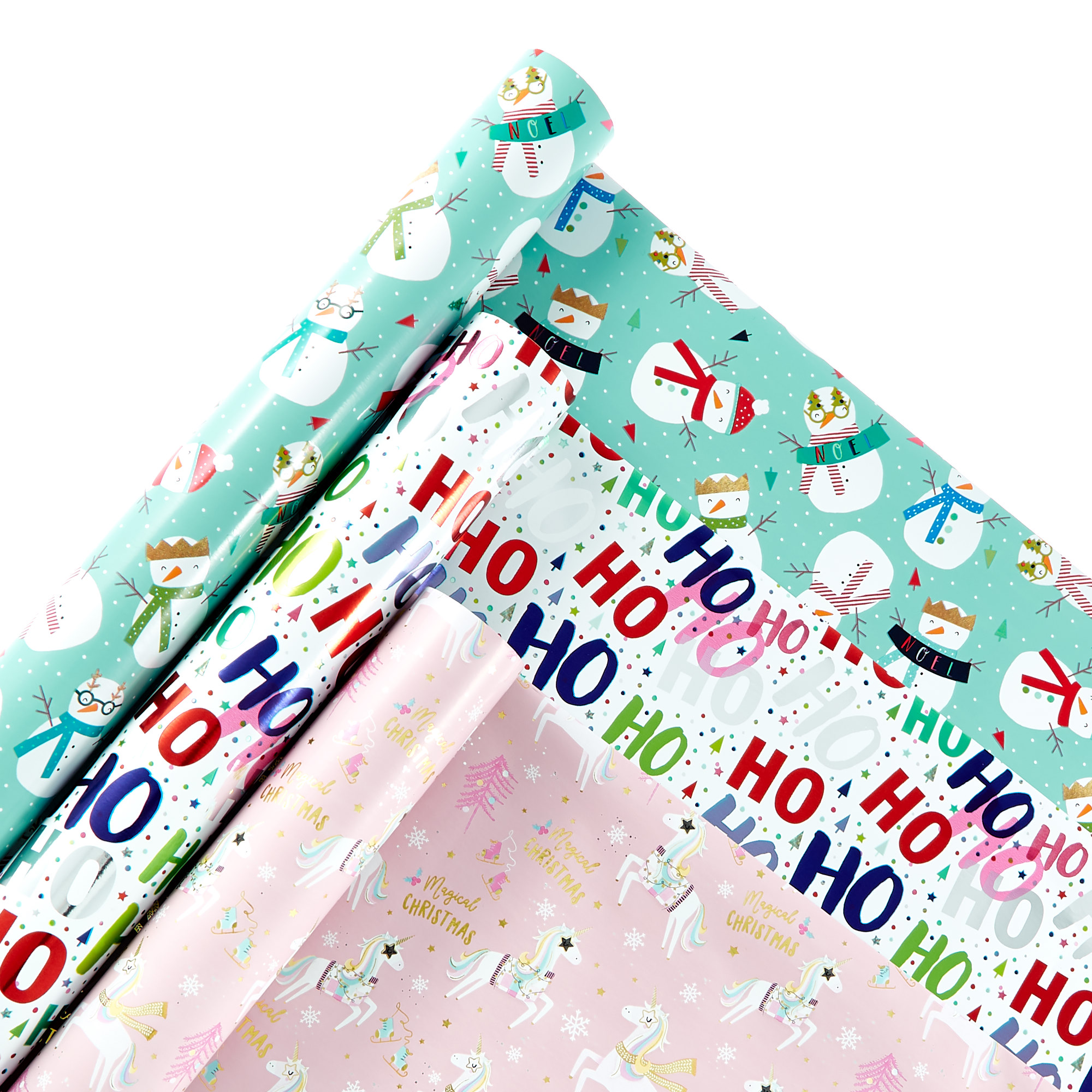 Children's Christmas Wrapping Paper - 3 Rolls (12m)