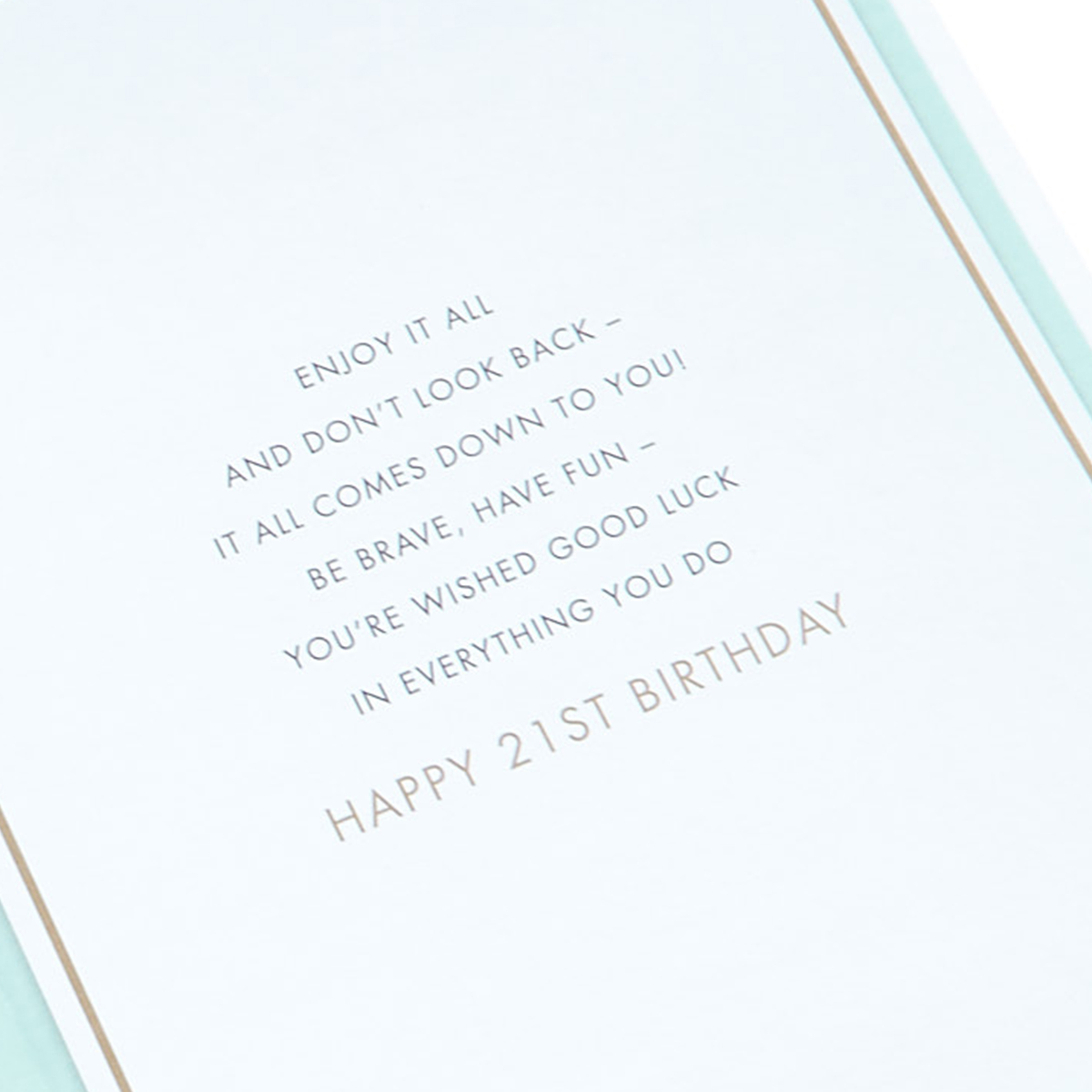 21st Birthday Card - A New Chapter