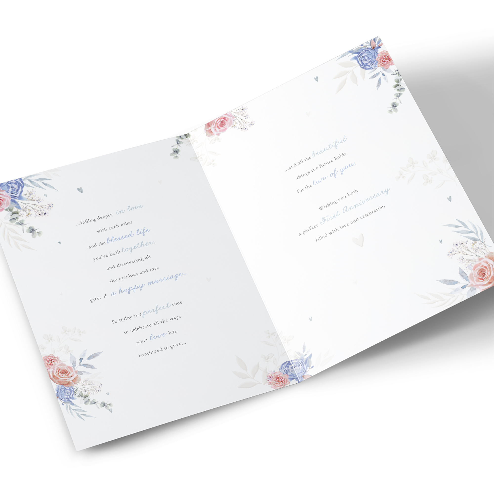 Anniversay Card - Your 1st Anniversary