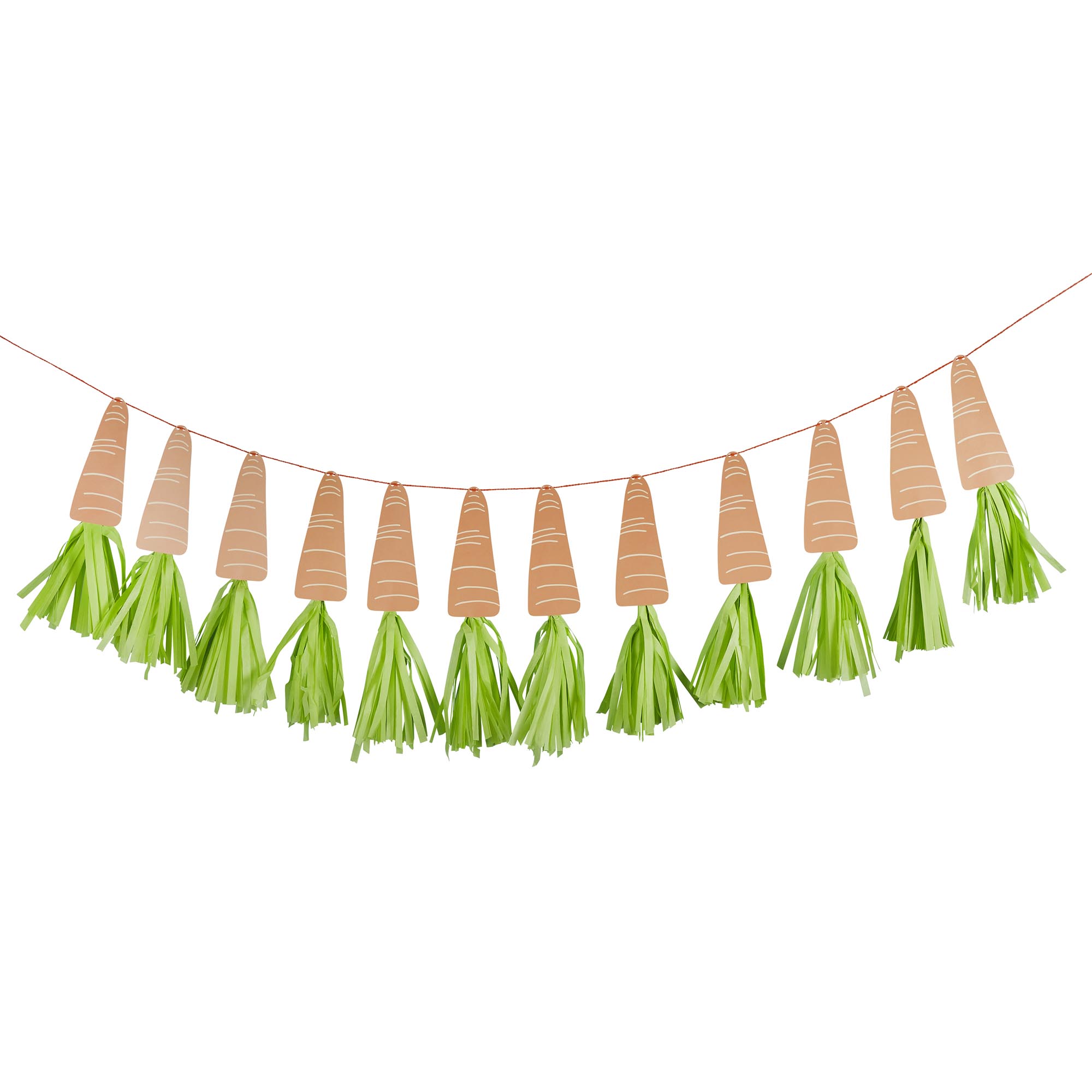 Carrot Tassel Banner 2m