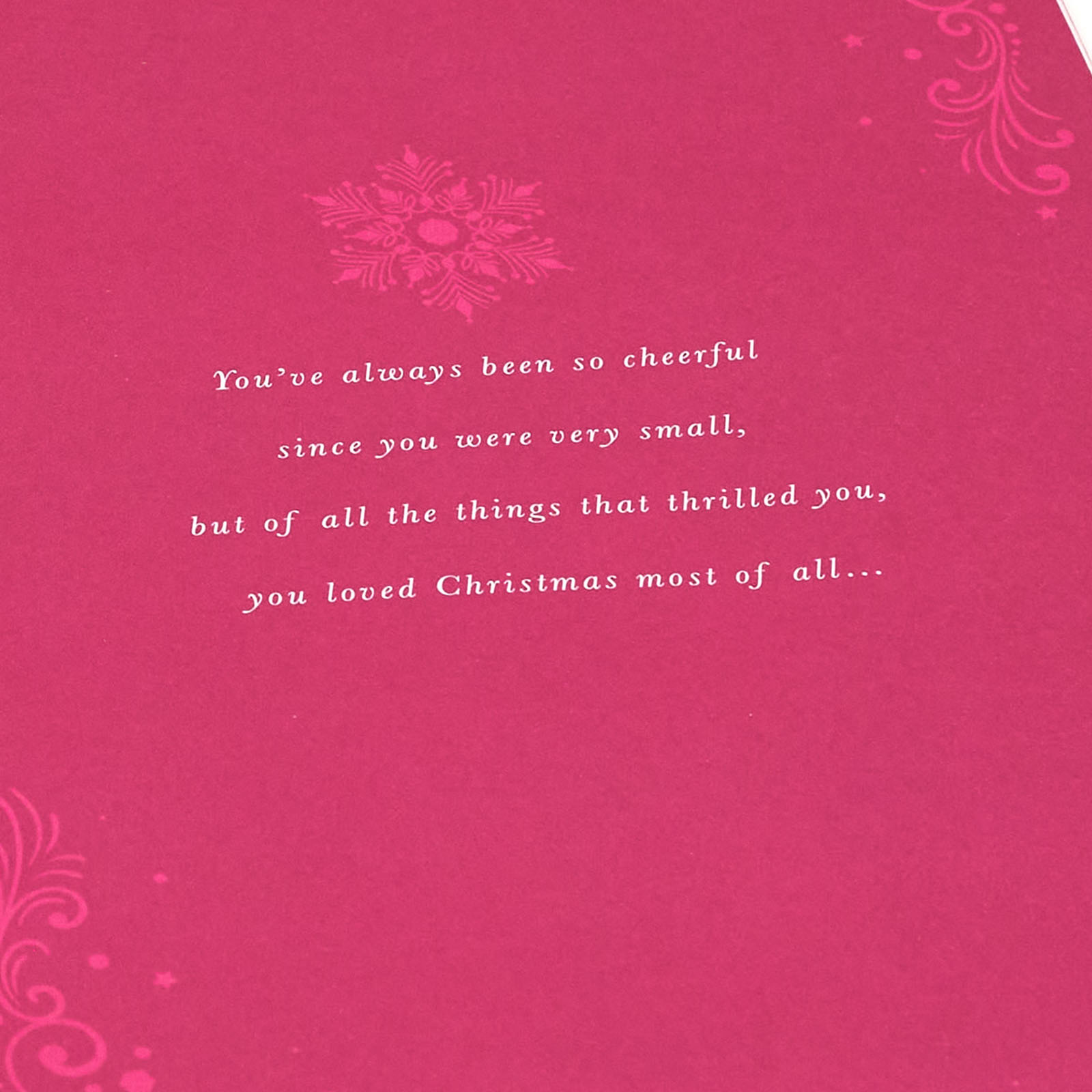 Christmas Card - Special Granddaughter, Traditional Verse