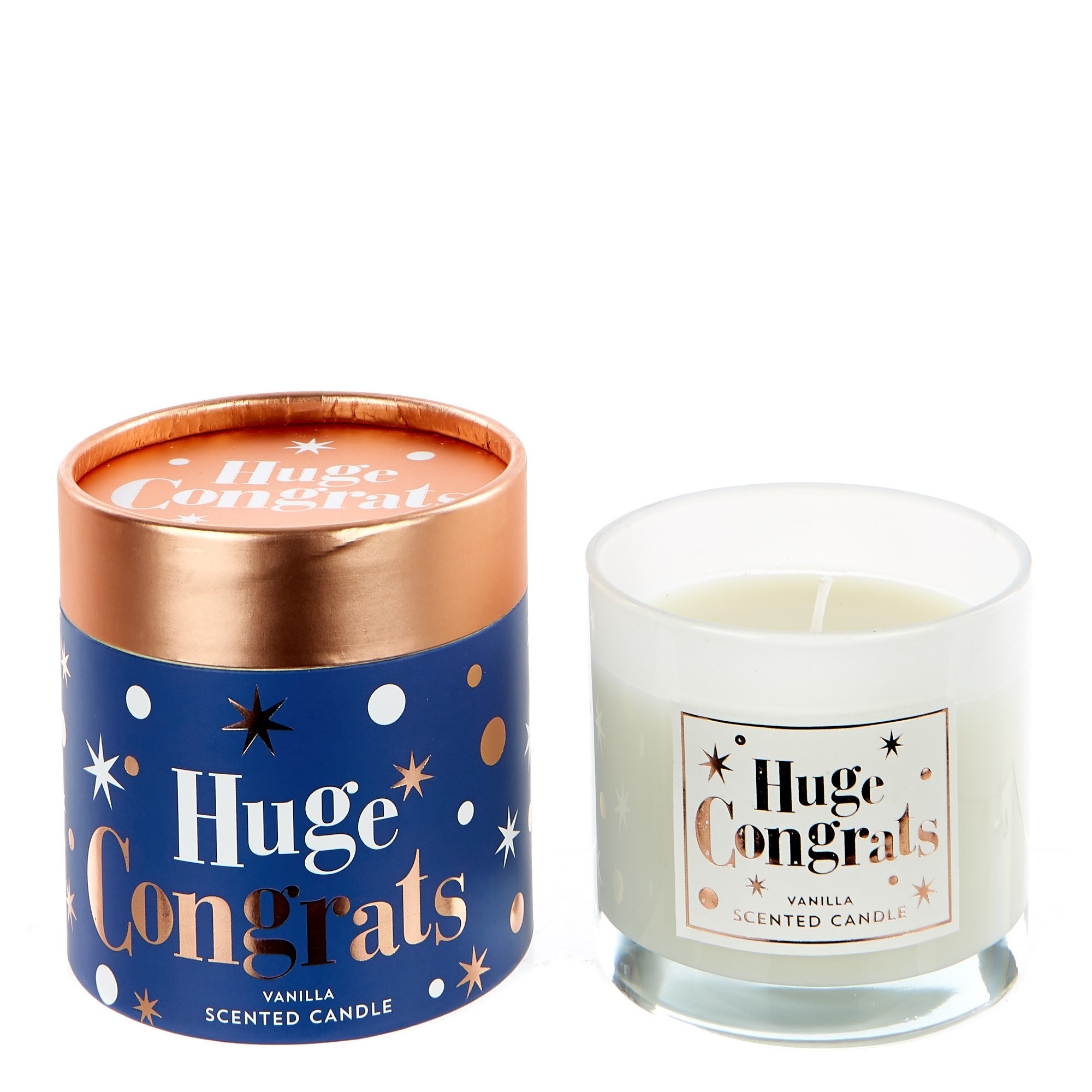 Huge Congrats Vanilla Scented Celebration Candle