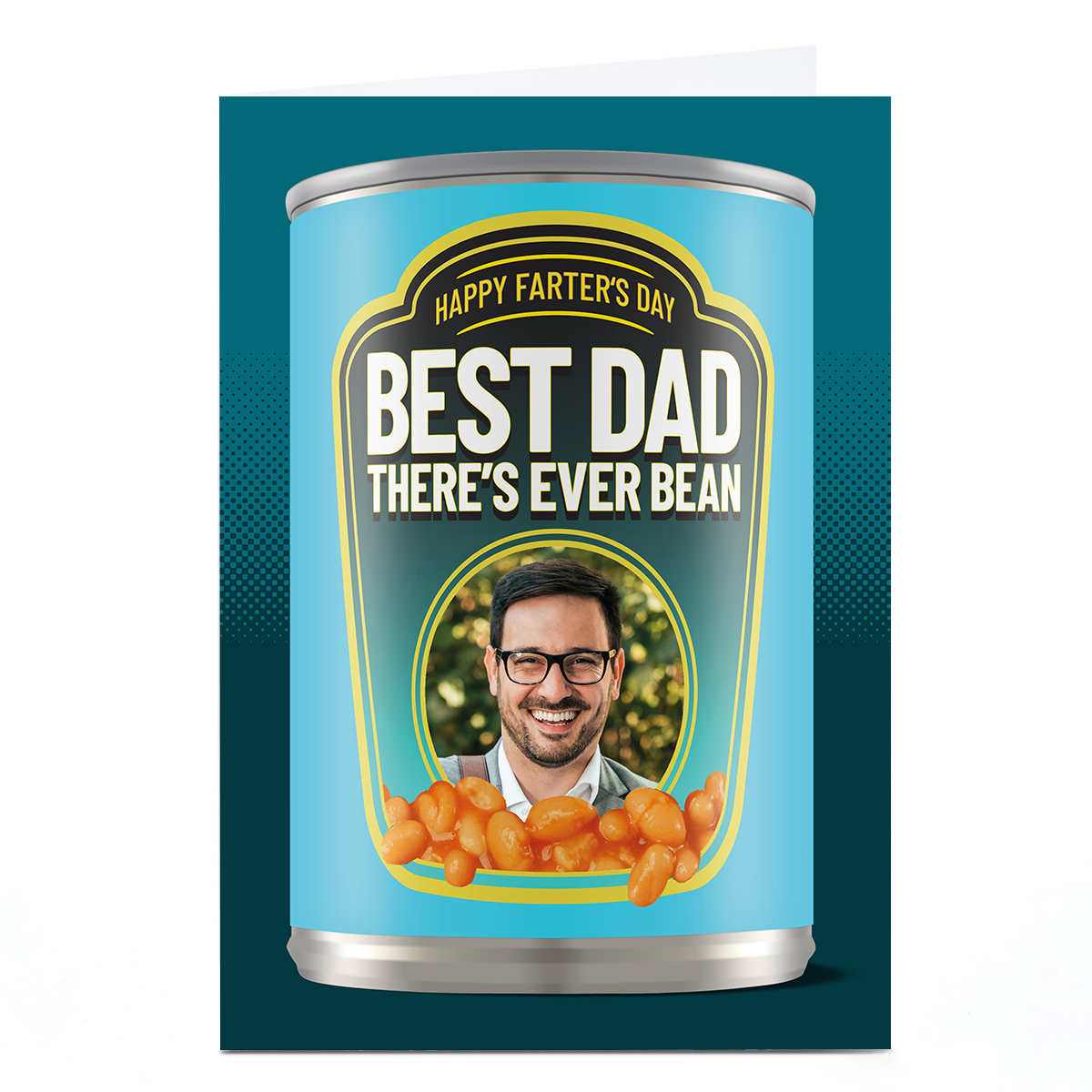 Photo PG Quips Father's Day Card - Tin of Beans